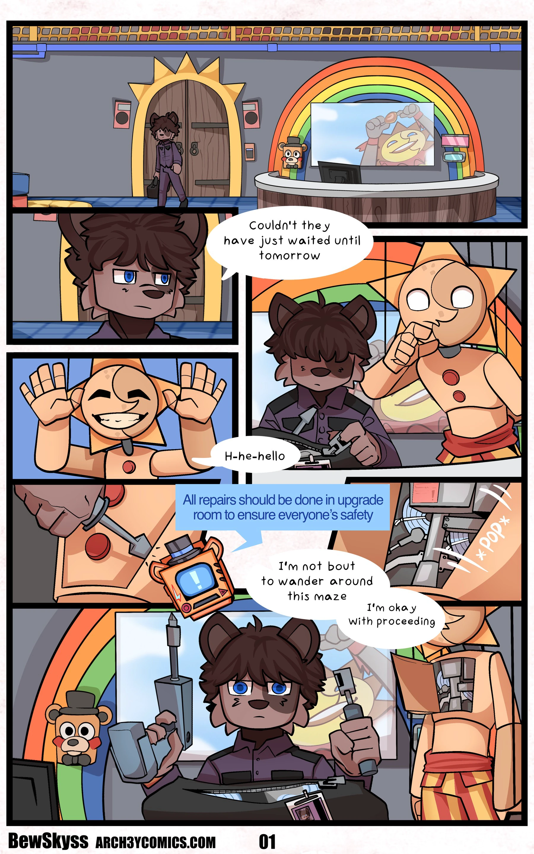 Locked in the Daycare. — page 1