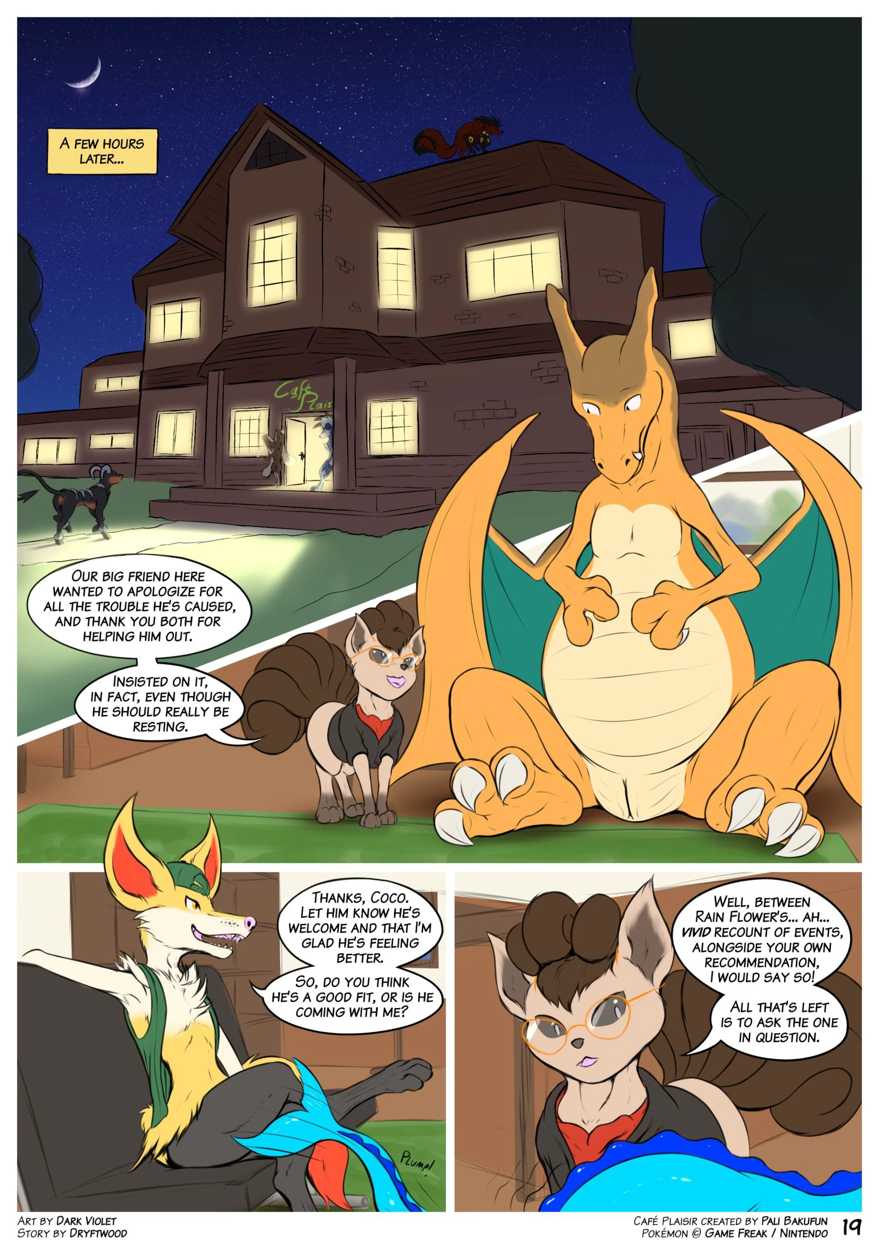 Café Plaisir - Dowsing Flames — page 19