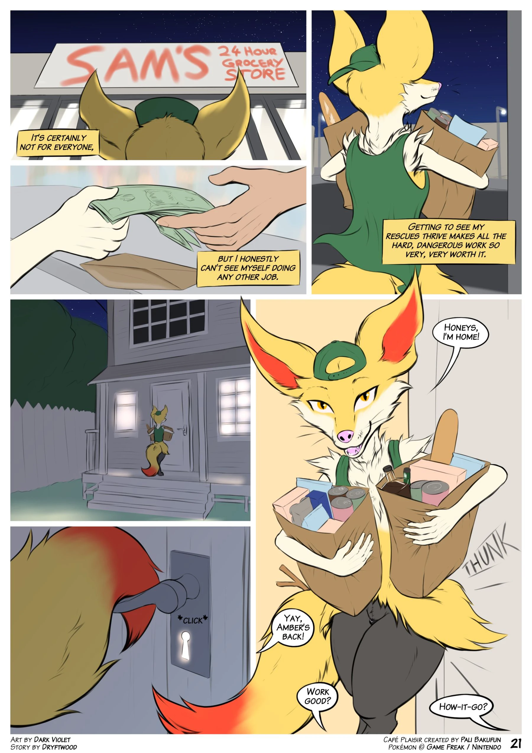 Café Plaisir - Dowsing Flames — page 21