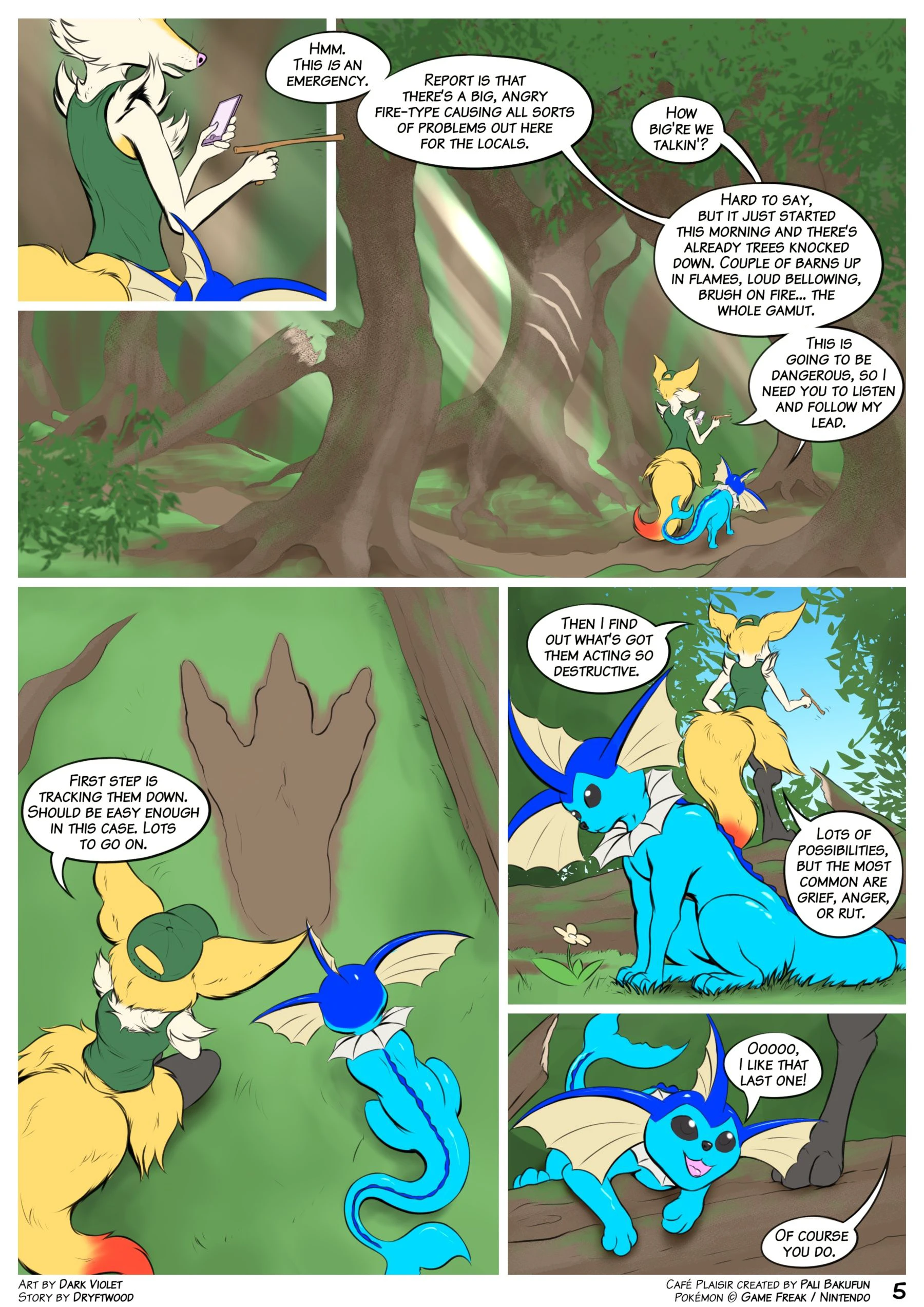 Café Plaisir - Dowsing Flames — page 5