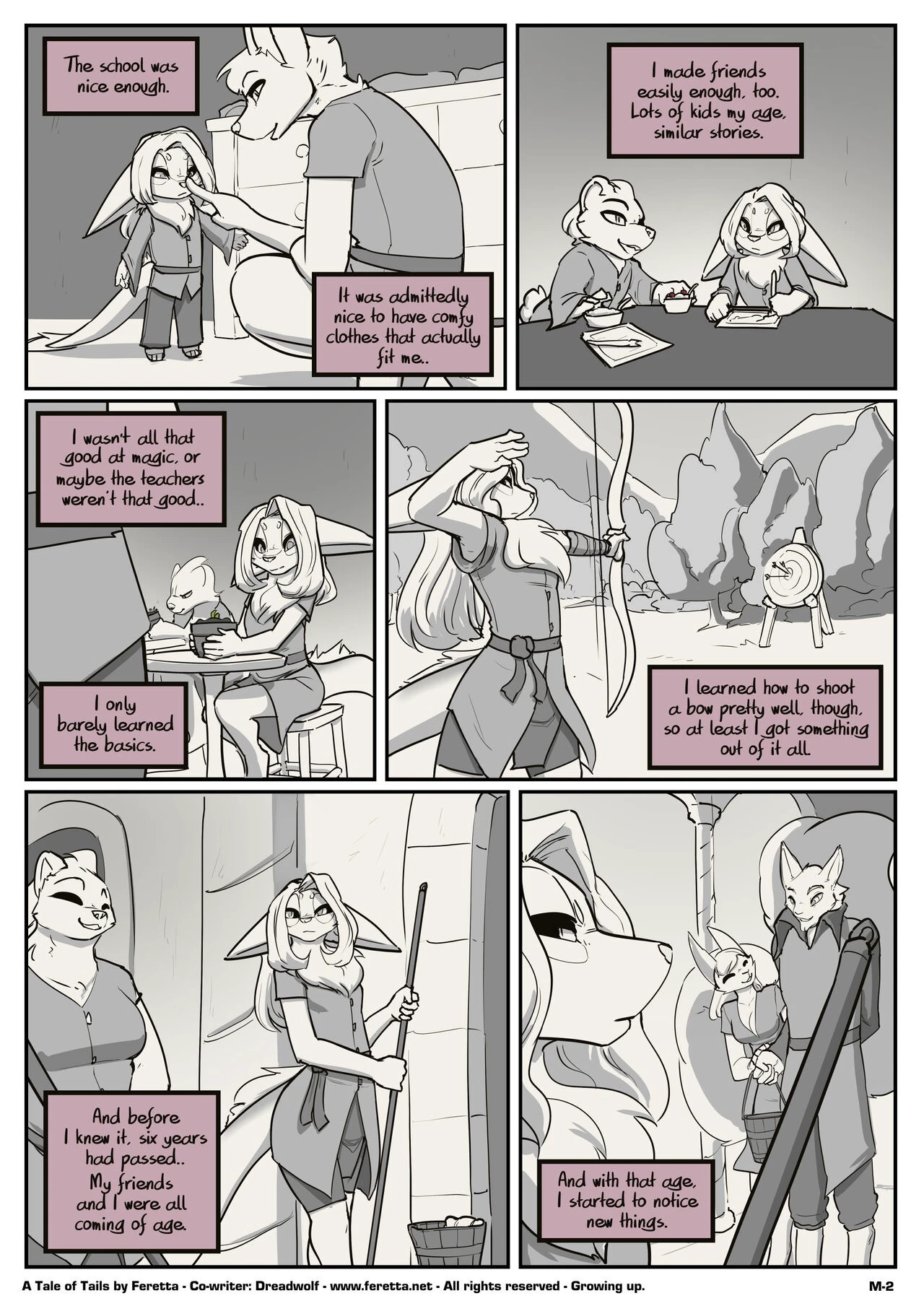A Tale of Tails - Meeka's Background — page 1