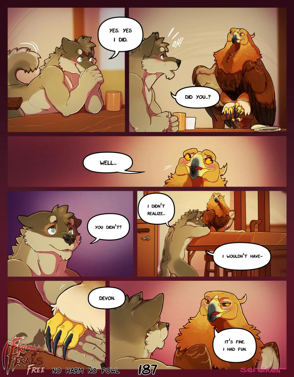 No Harm, No Fowl — page 187