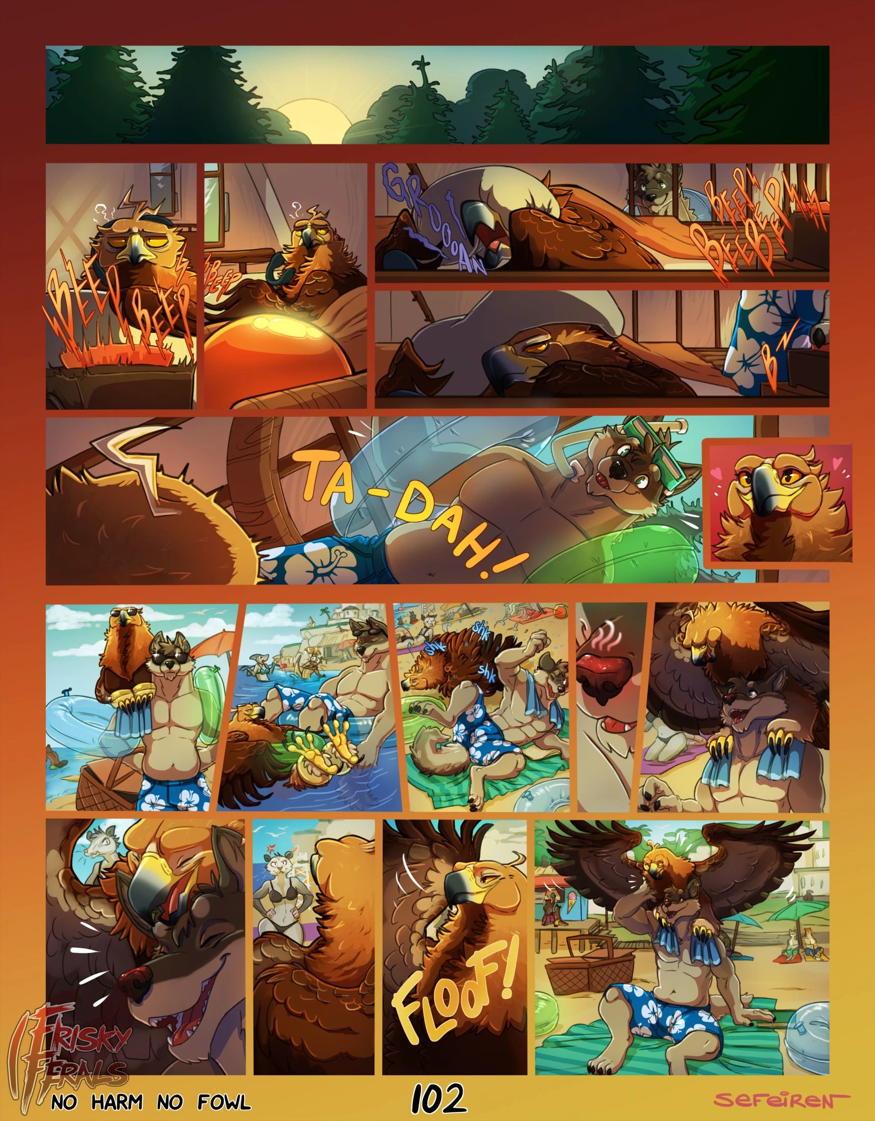 No Harm, No Fowl — page 102