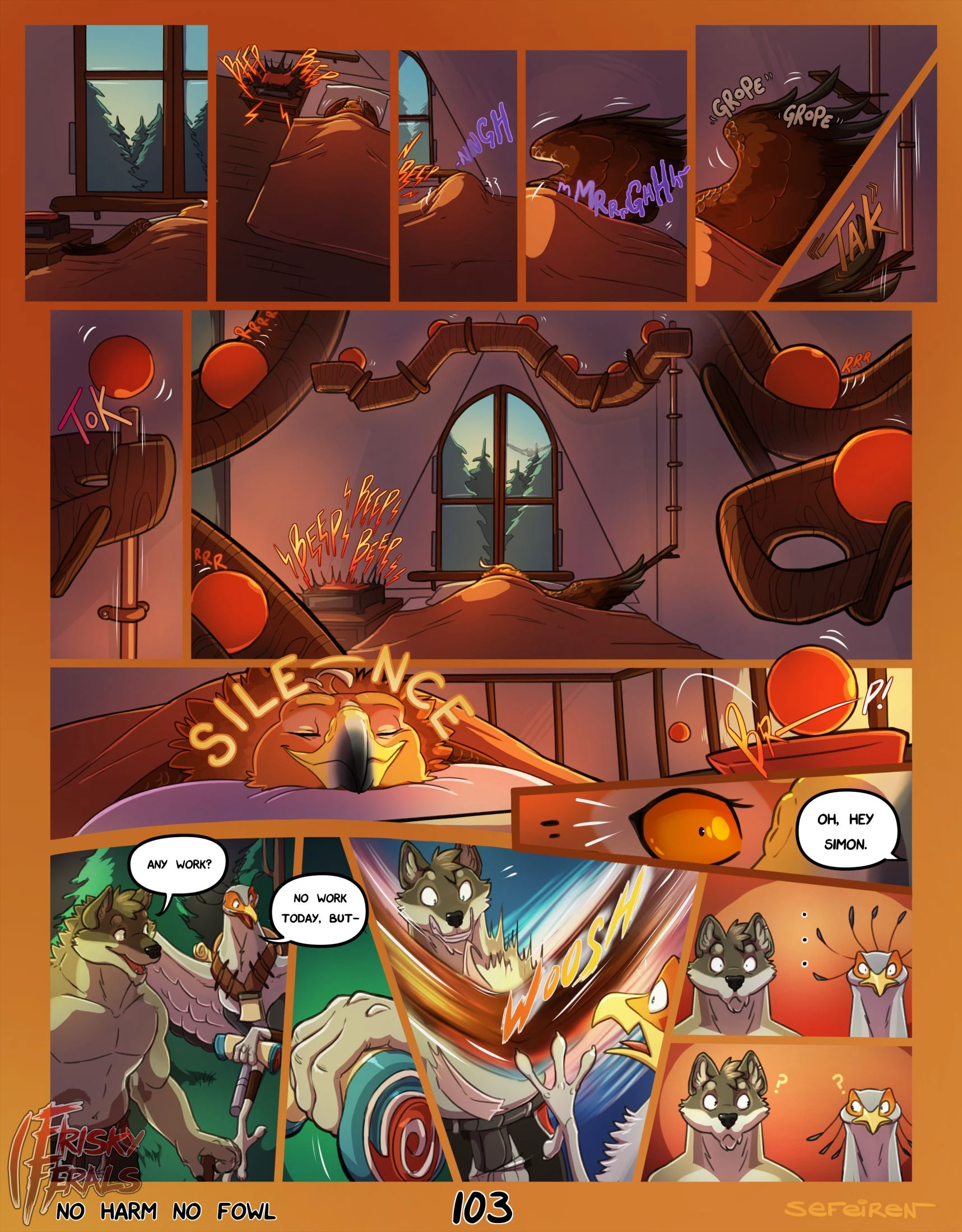 No Harm, No Fowl — page 103