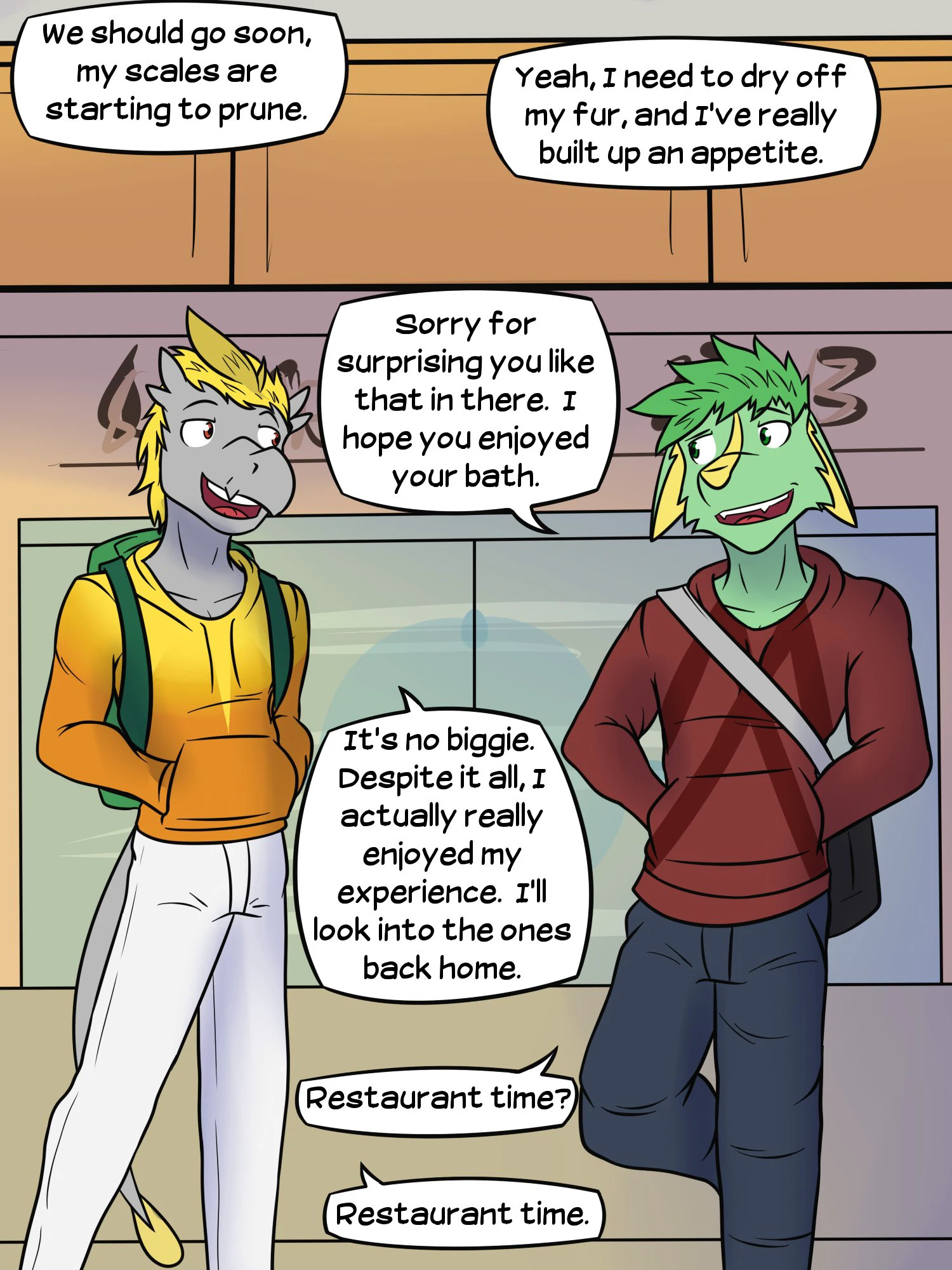 Warming Up — page 19