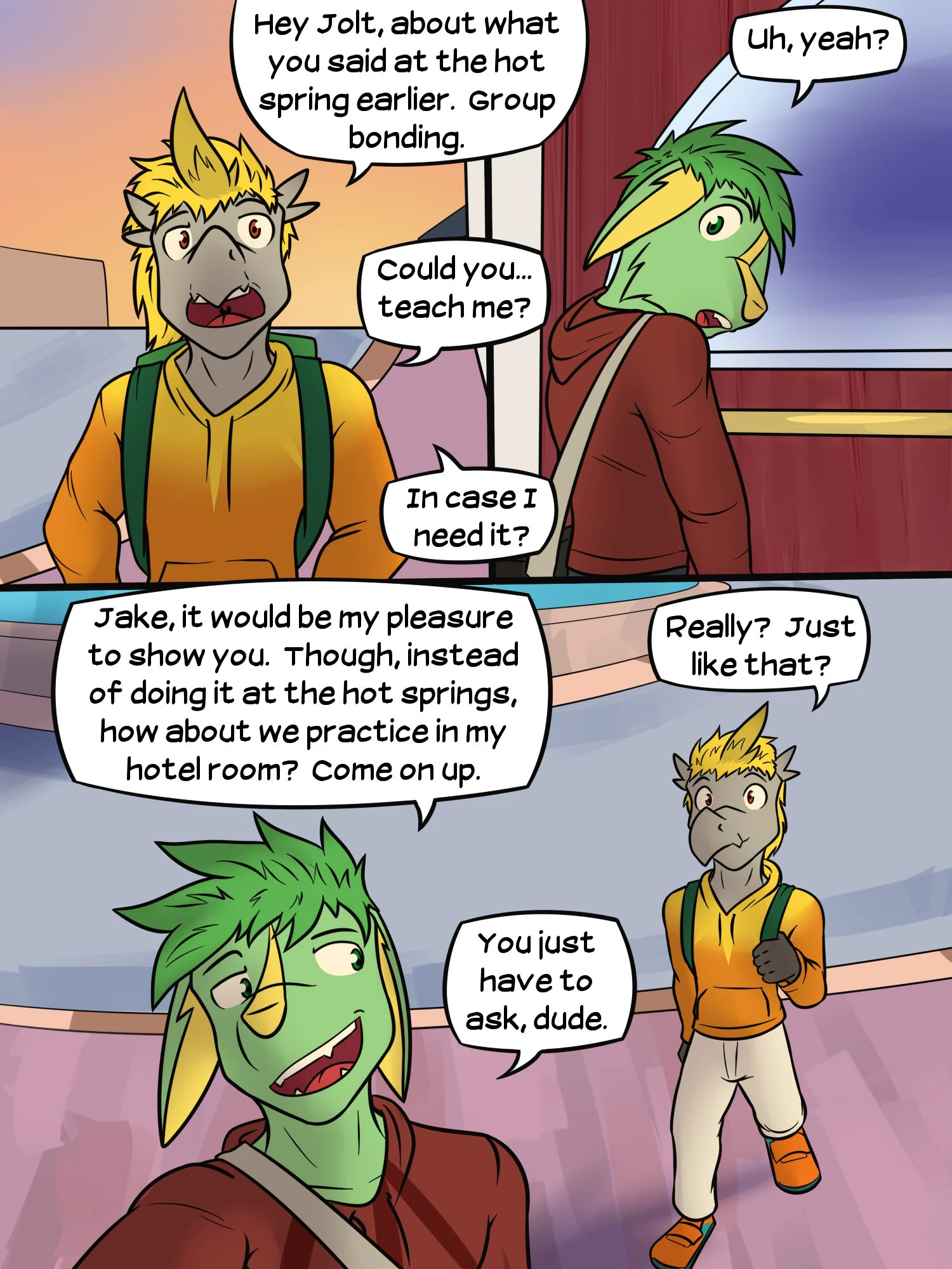 Warming Up — page 21