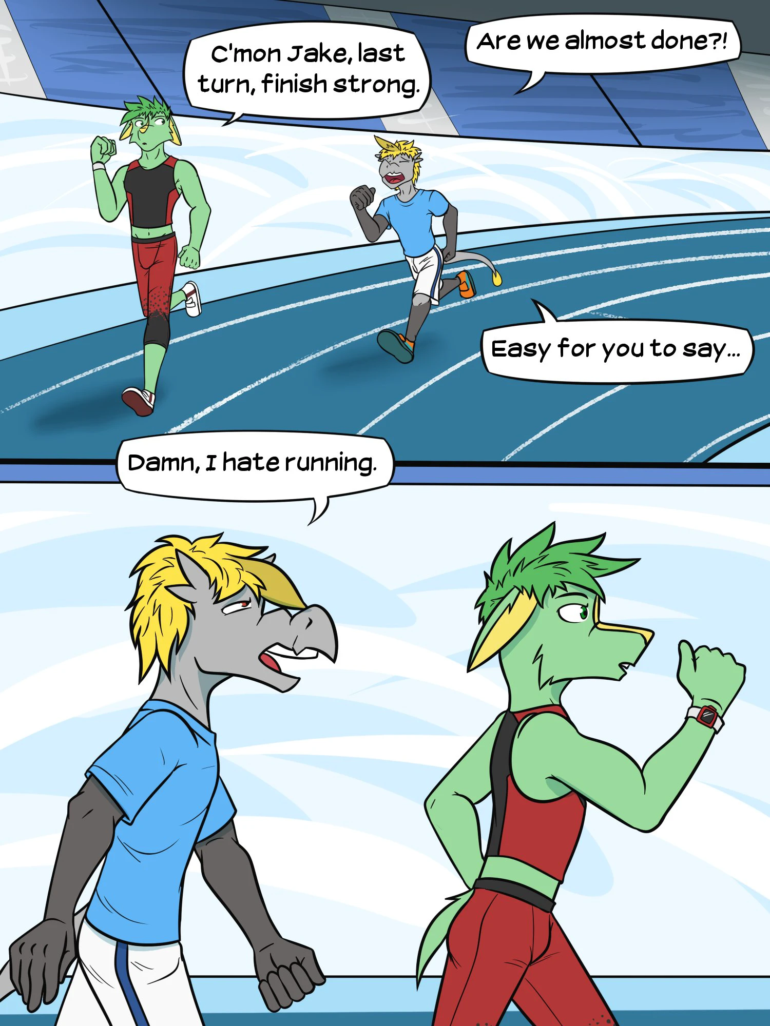 Warming Up — page 1