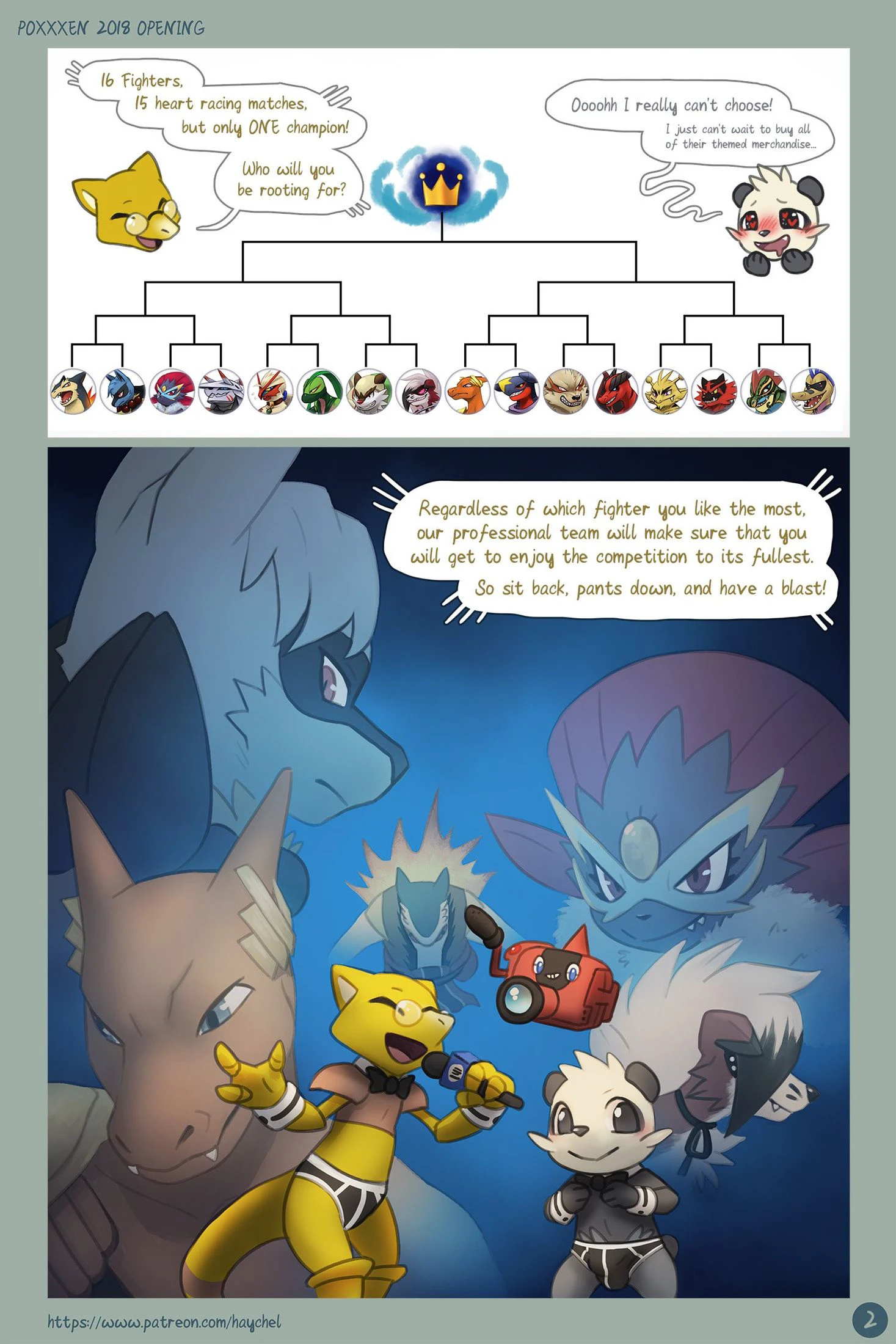 Haychel's Poxxxen Tournament! — page 1