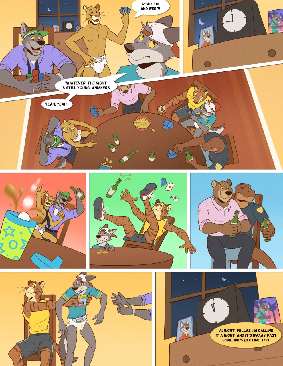 Boy's Night In — page 18