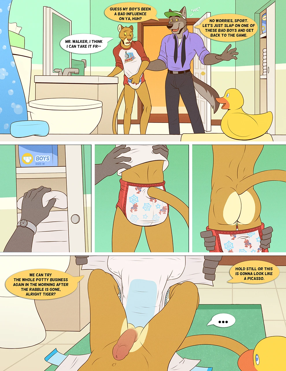 Boy's Night In — page 16