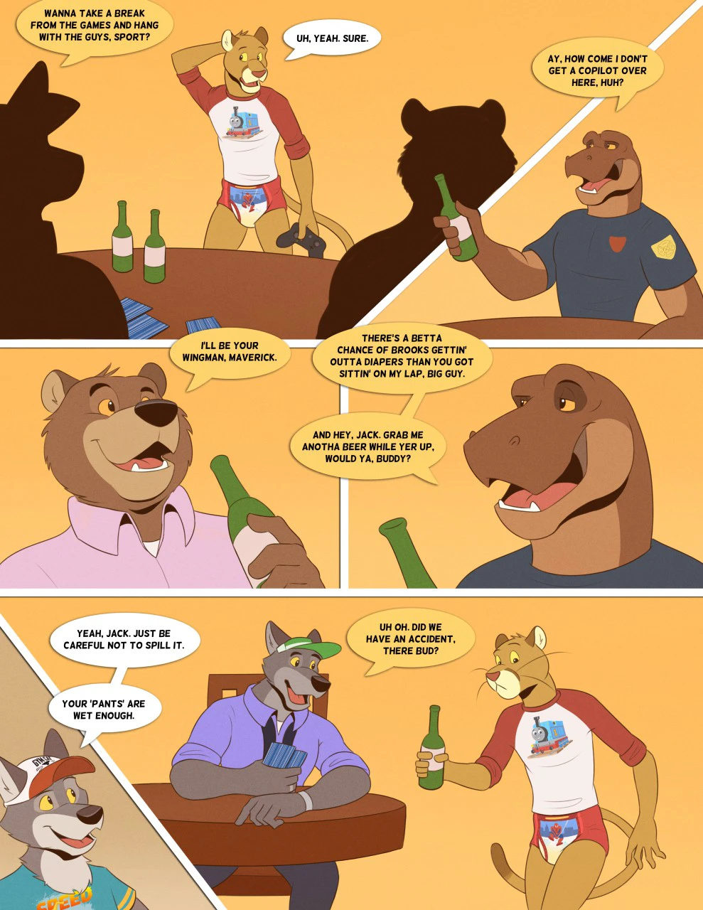 Boy's Night In — page 14