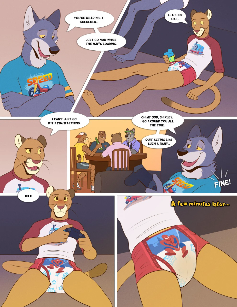 Boy's Night In — page 11
