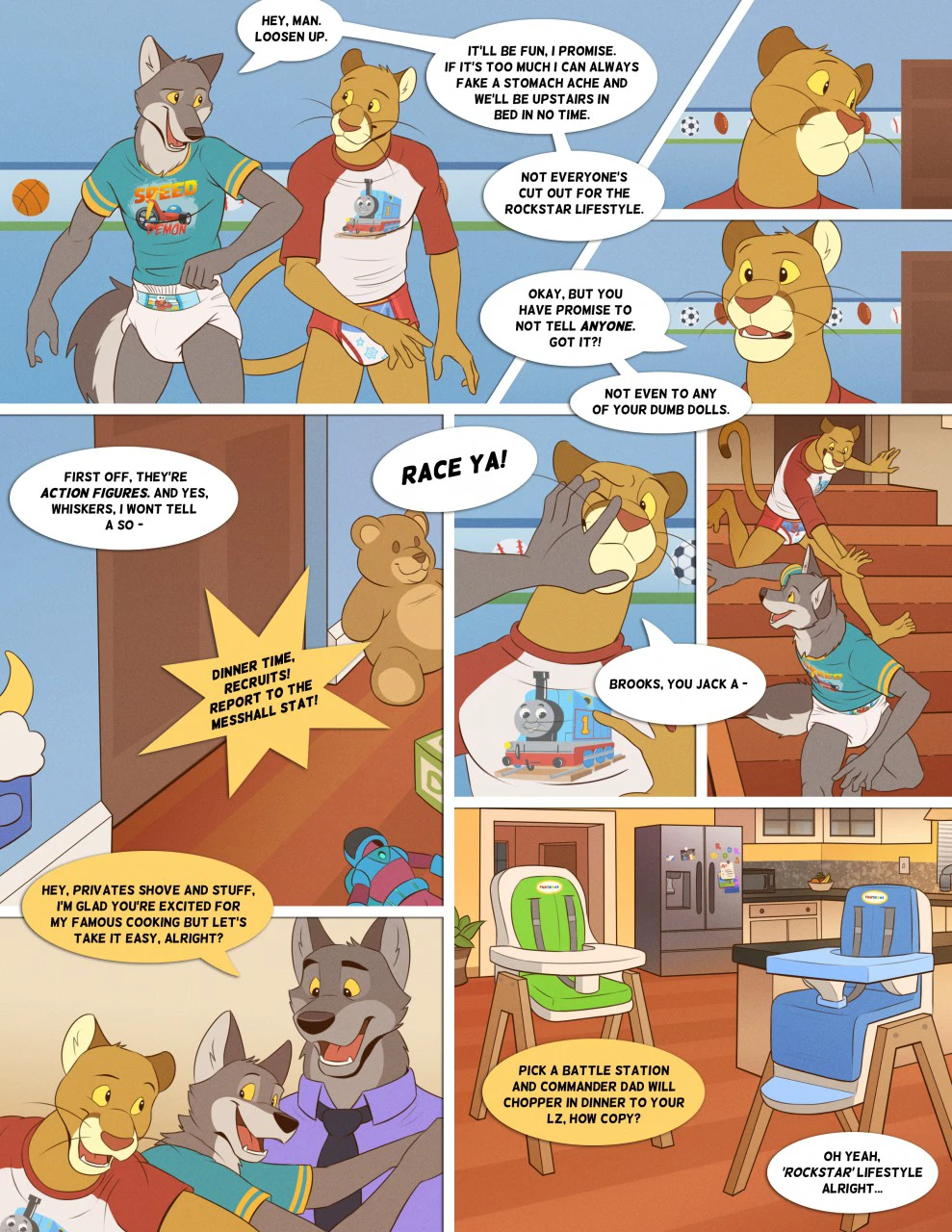 Boy's Night In — page 6