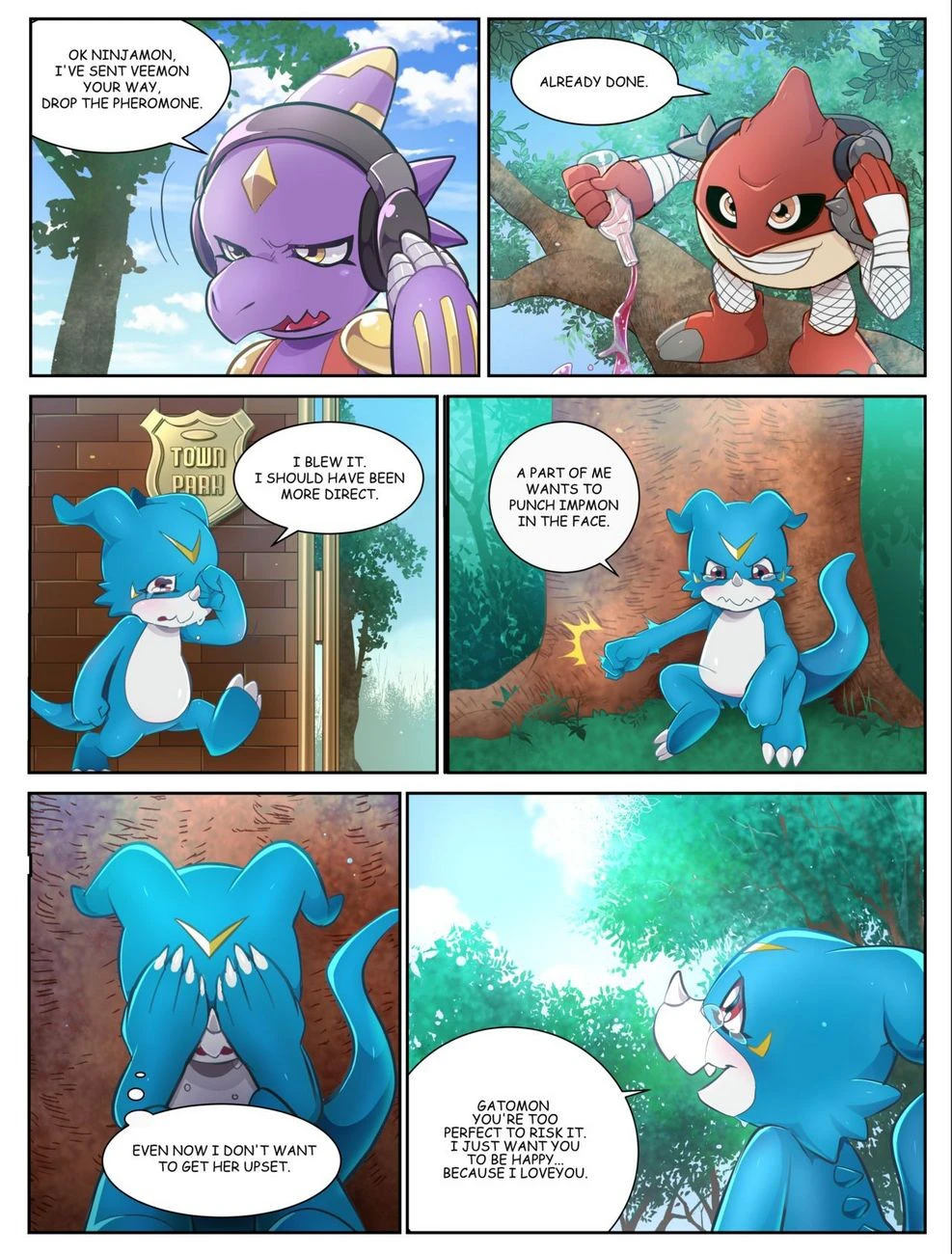 Veemon's Happy Day (Hentai_b) — page 4