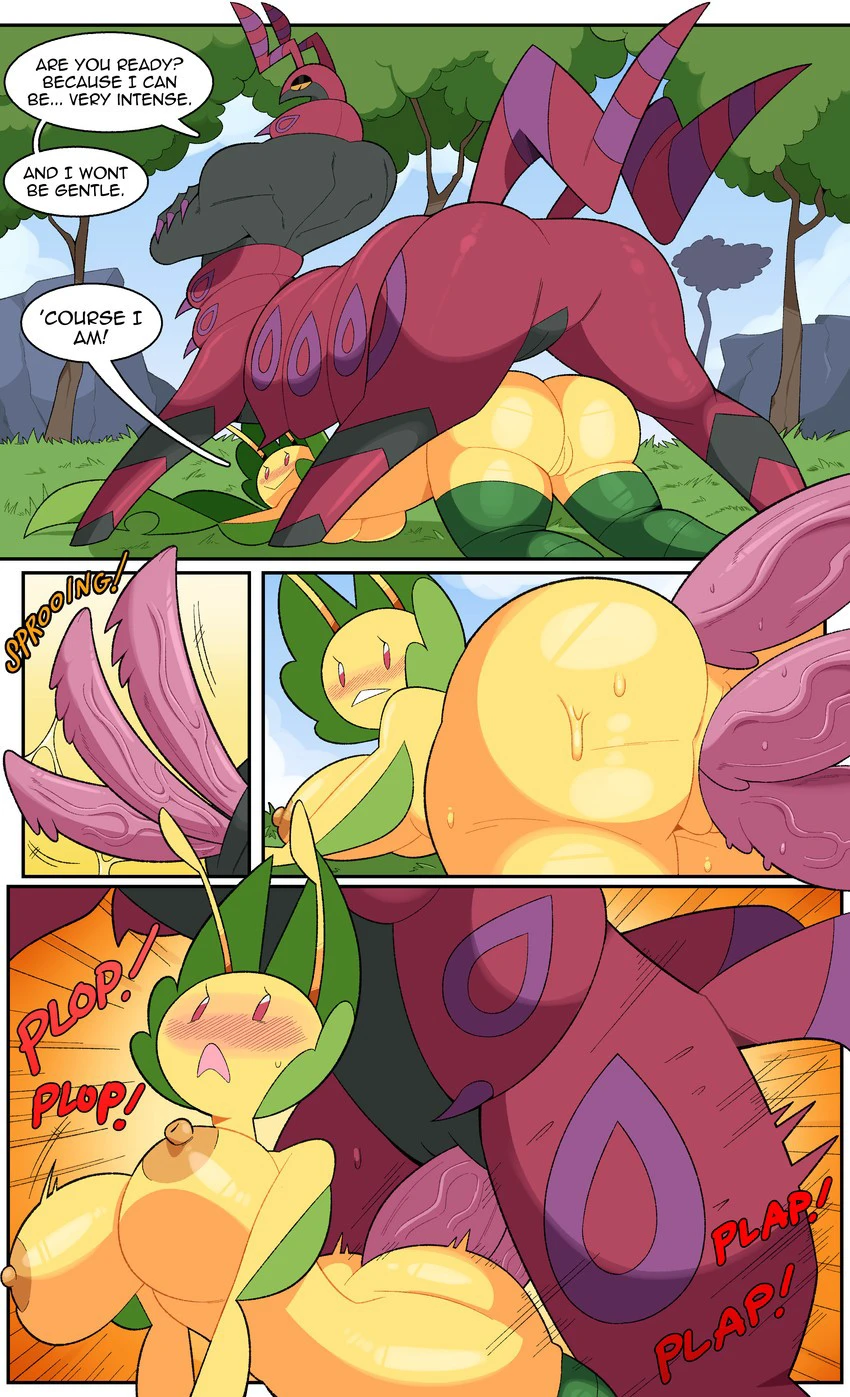 Scolipede and Leavanny cover
