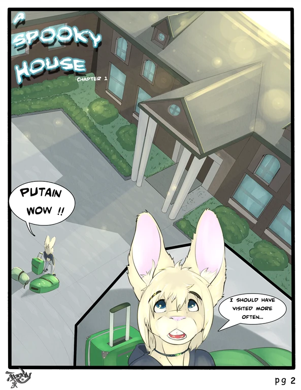 A Spooky House — page 1