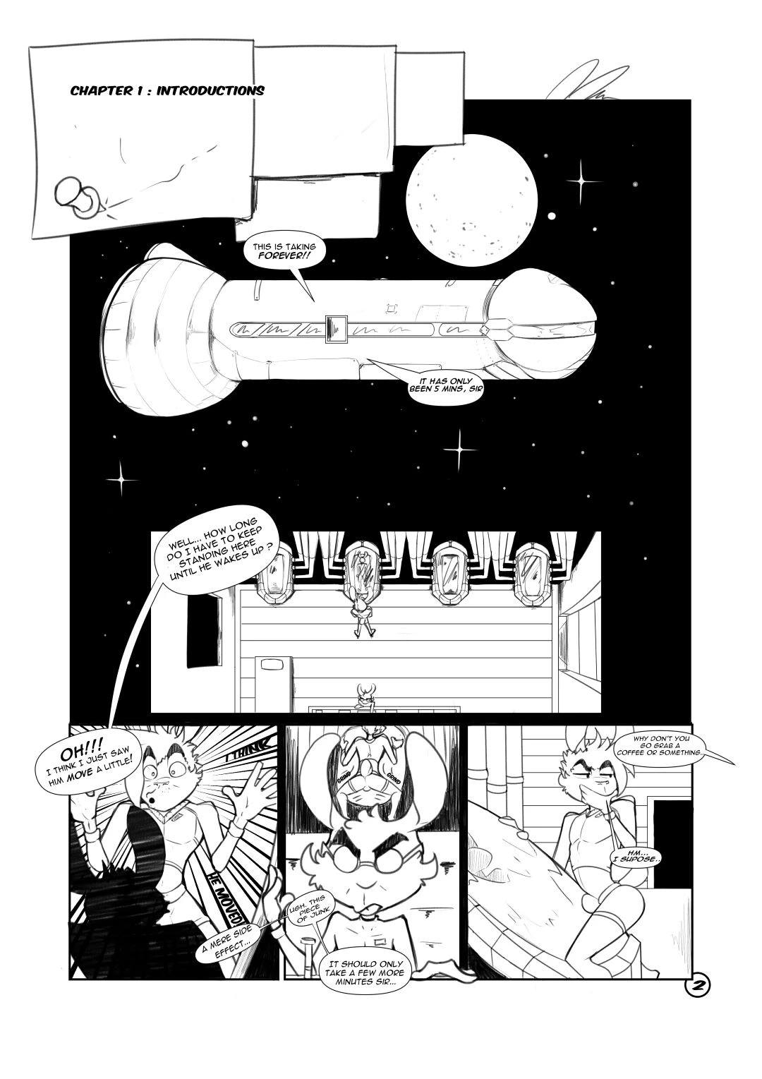 SpaceBunz Chapter 1 — page 1
