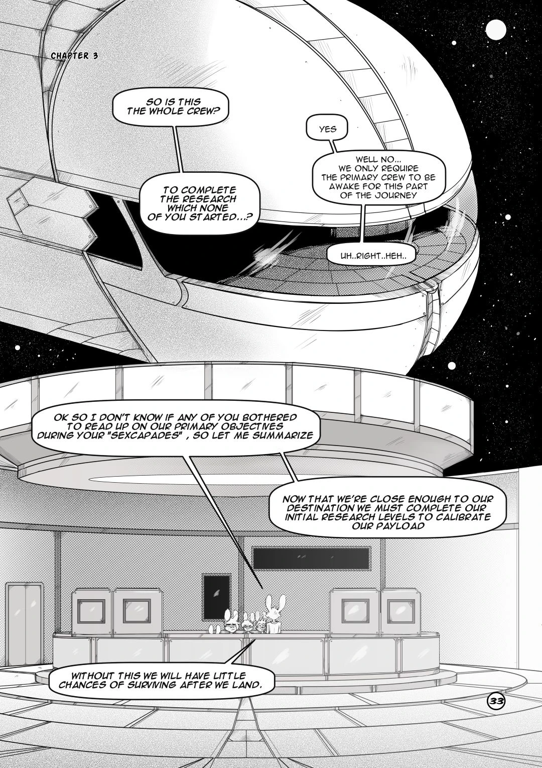 SpaceBunz Chapter 3 cover