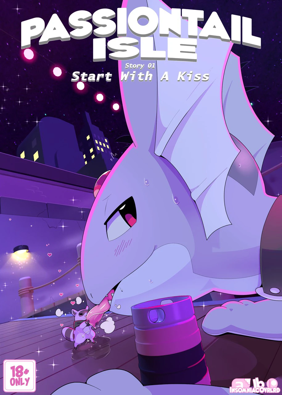 Passiontail Isle 1: Start With a Kiss cover