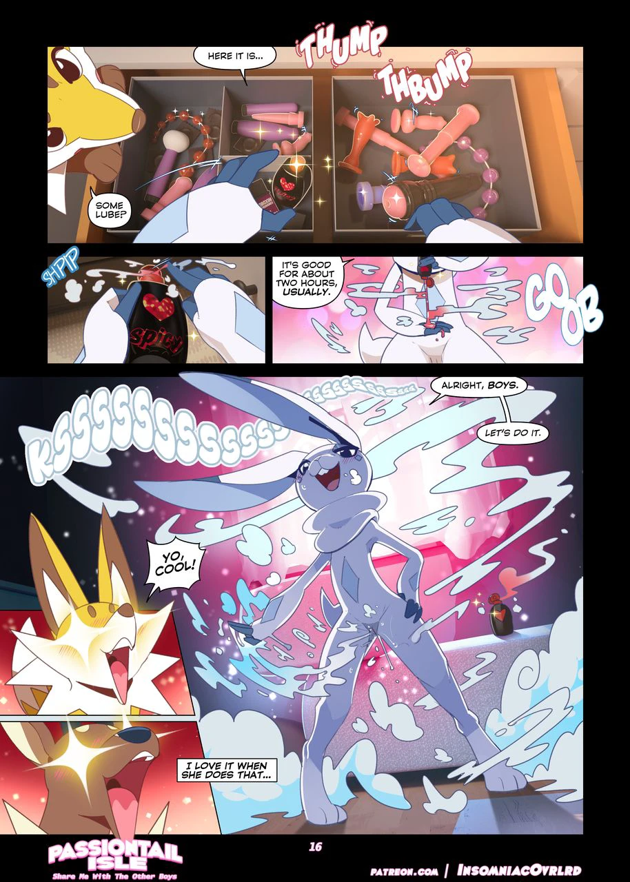 Passiontail Isle 4:  Share Me with the Other Boys — page 16