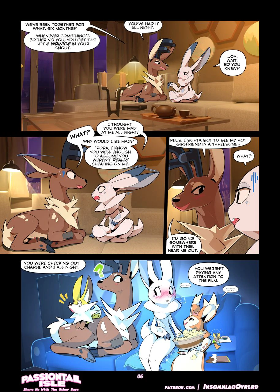 Passiontail Isle 4:  Share Me with the Other Boys — page 6