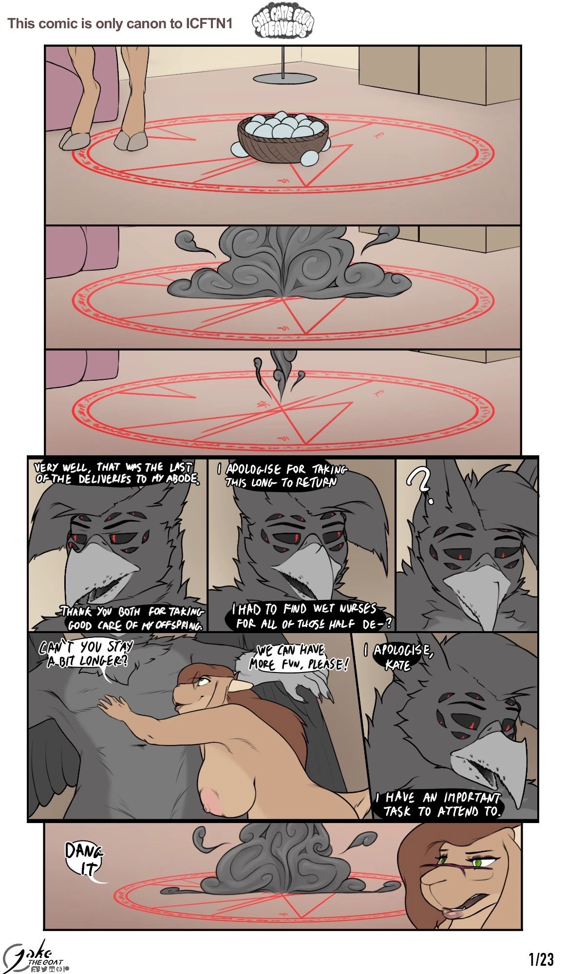 She Came From the Heavens — page 1