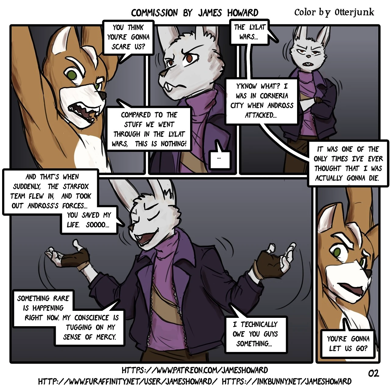 Fox, Falcon and Rabbit — page 1