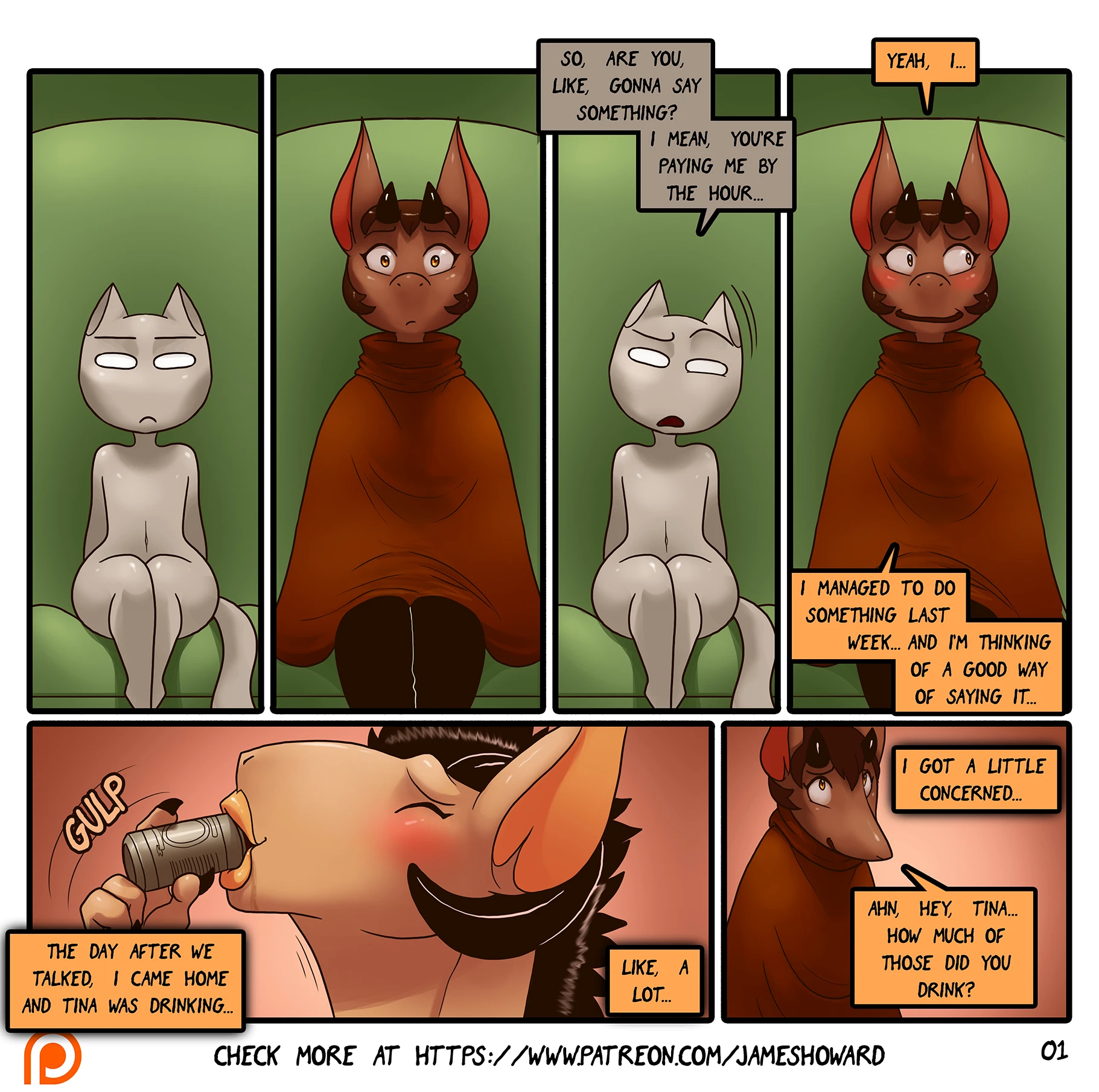 Vore Story - Ch 2: Butt Stuff — page 1