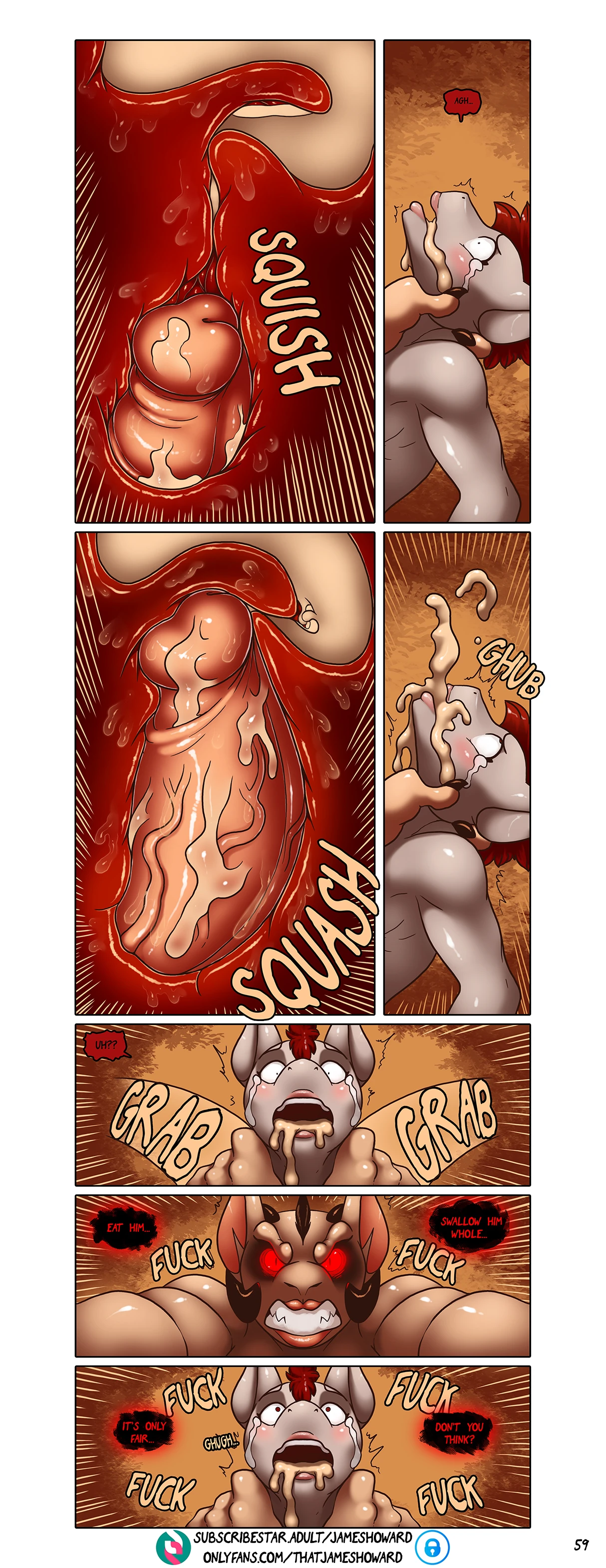 Vore Story - Ch 4: The Necklace — page 62