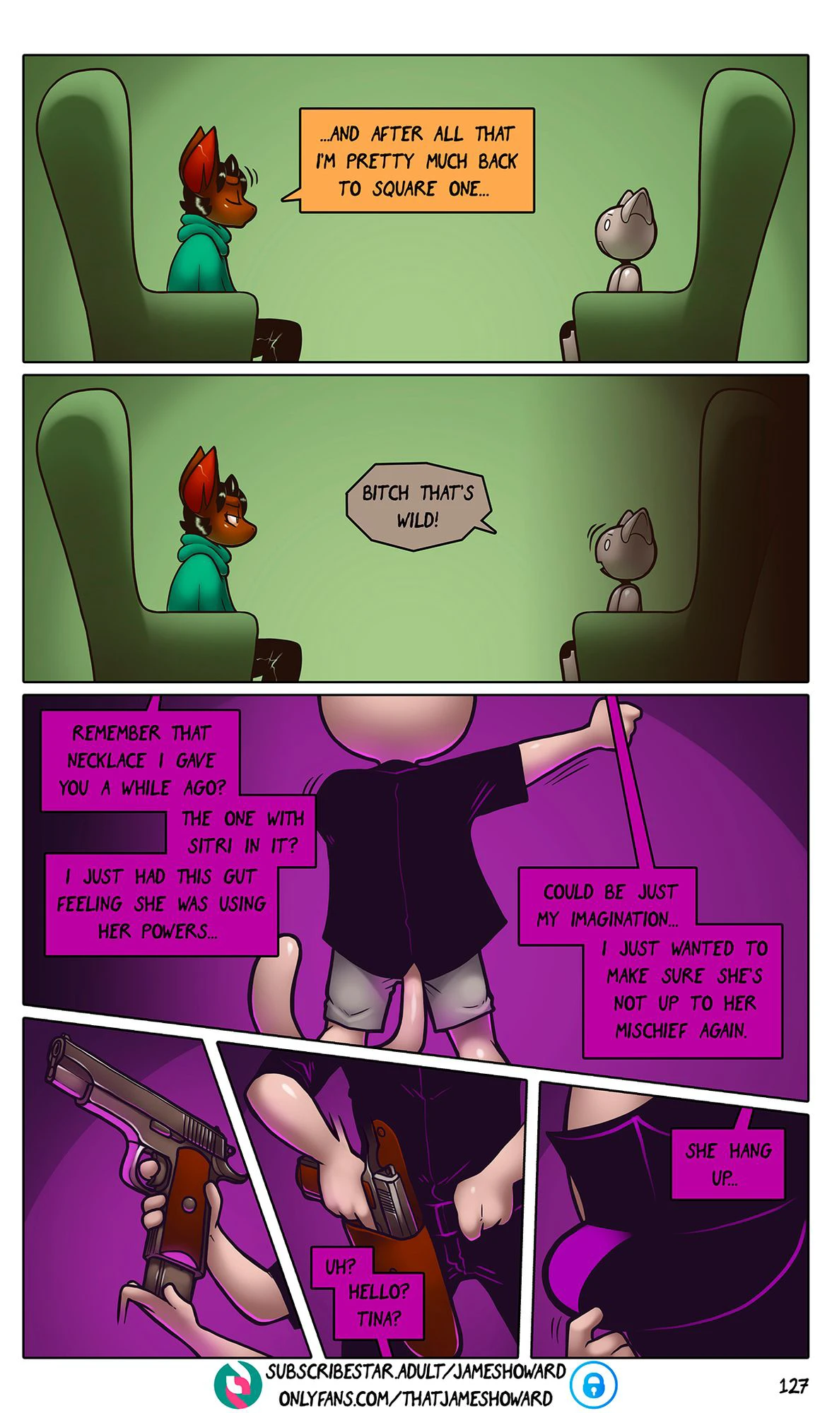 Vore Story - Ch 5: Corporate Ladder — page 121