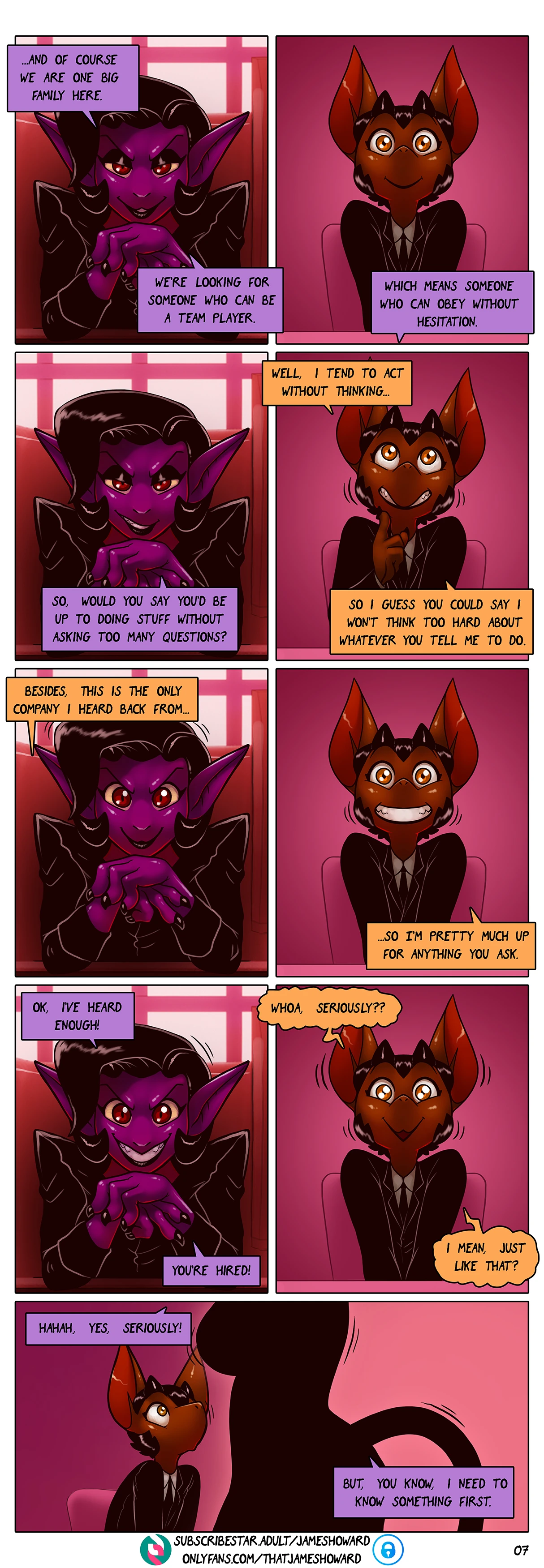 Vore Story - Ch 5: Corporate Ladder — page 9