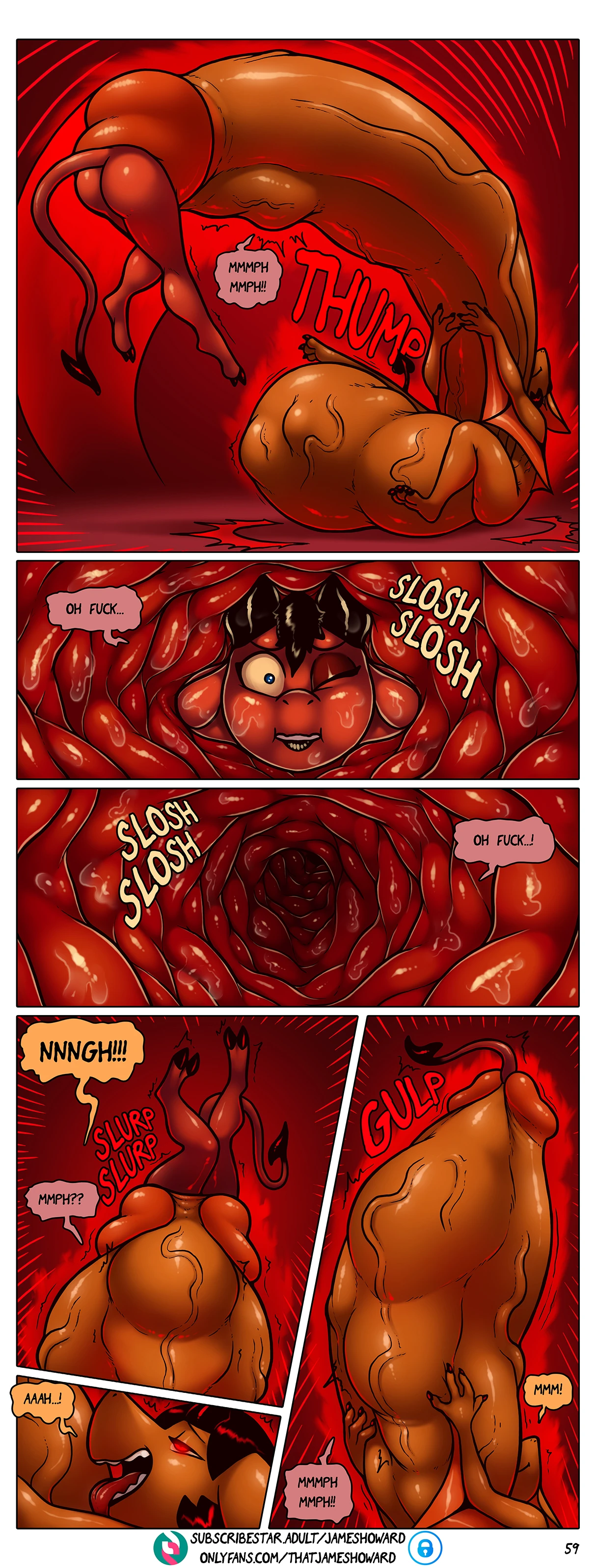 Vore Story - Ch 5: Corporate Ladder — page 61