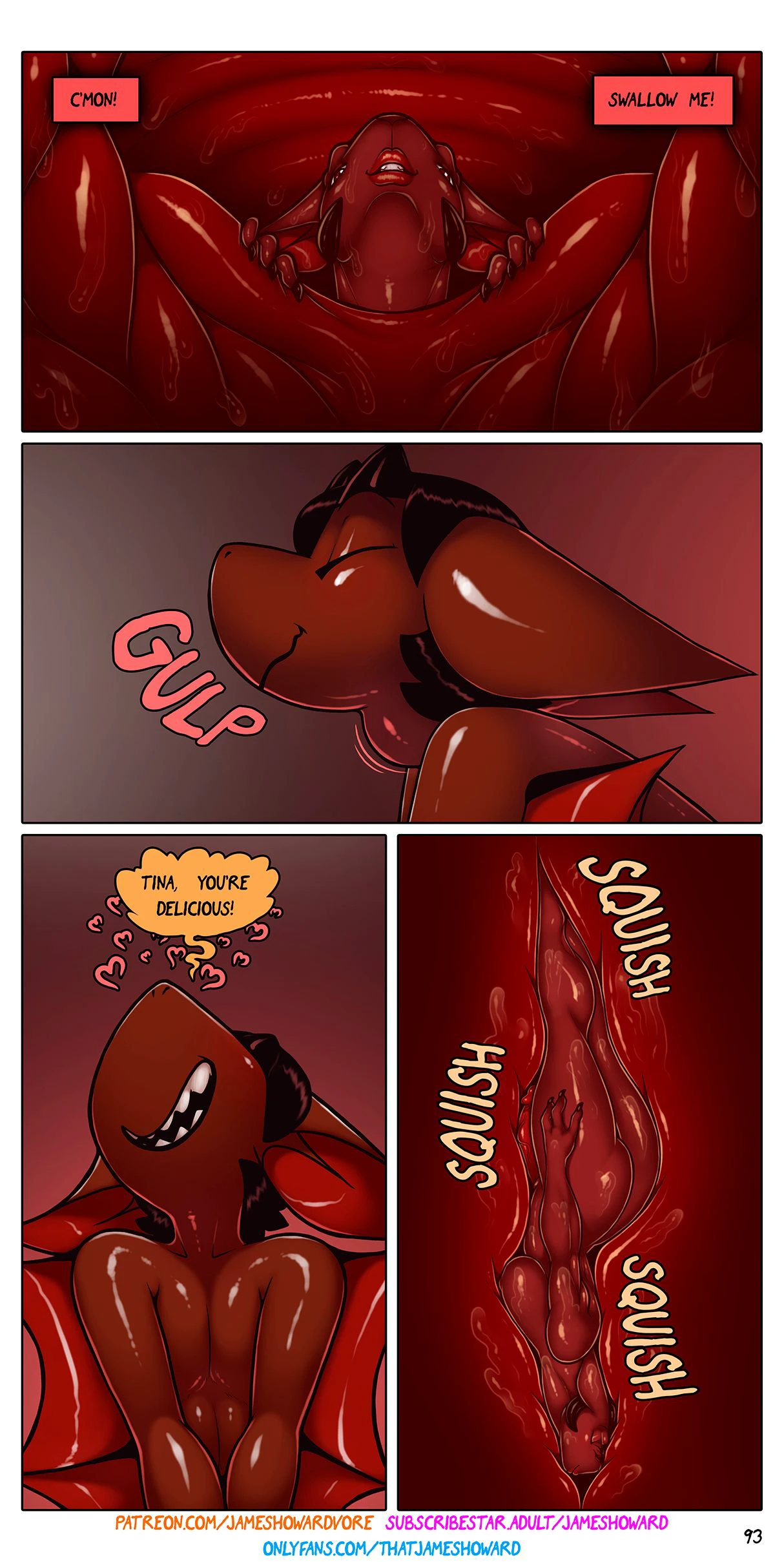 Vore Story - Ch 6: Just a Normal Night — page 92