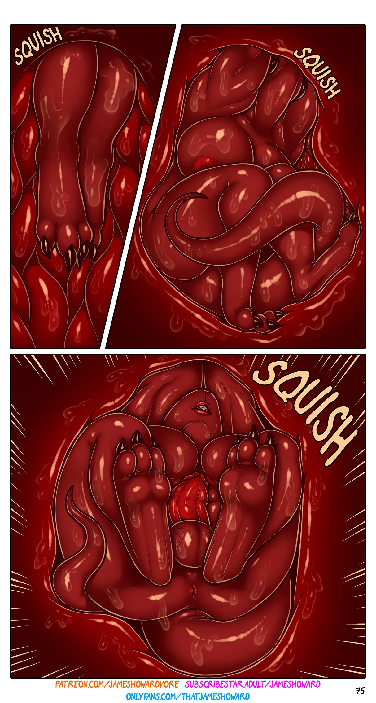 Vore Story - Ch 6: Just a Normal Night — page 74