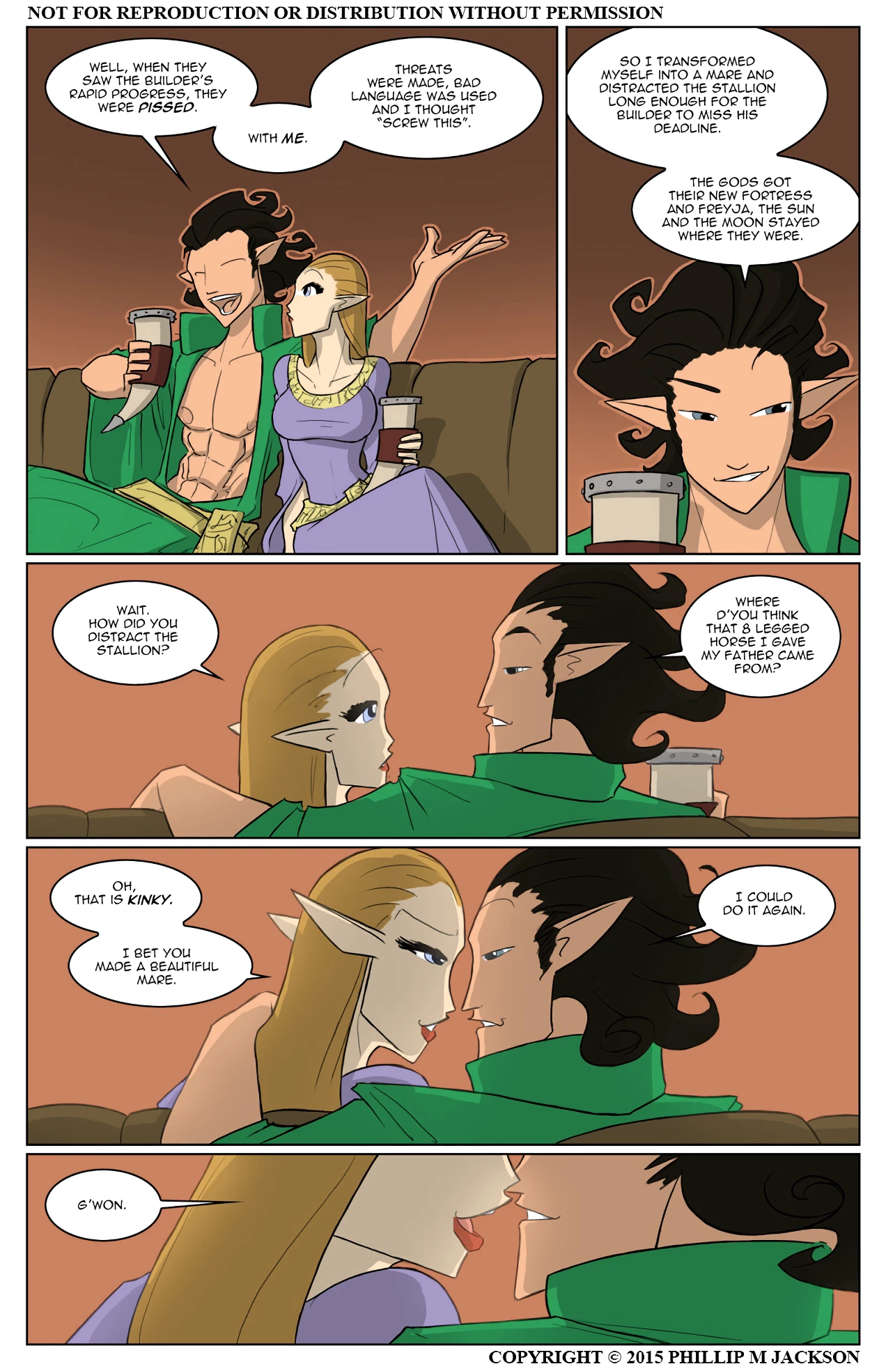 Horseplay In Asgard — page 1