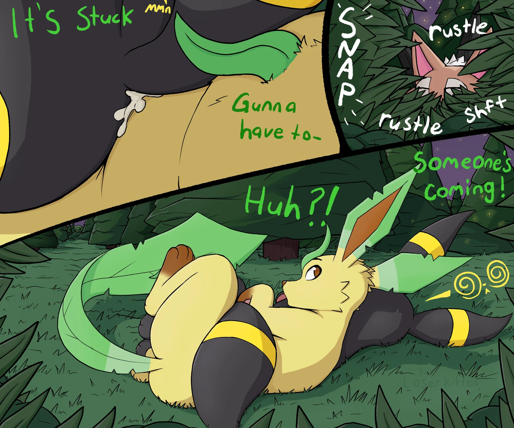 Leafeon Tripped by Laserkitten — page 23