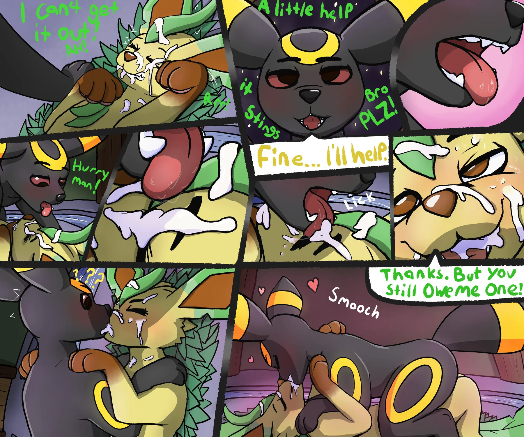 Leafeon Tripped by Laserkitten — page 11