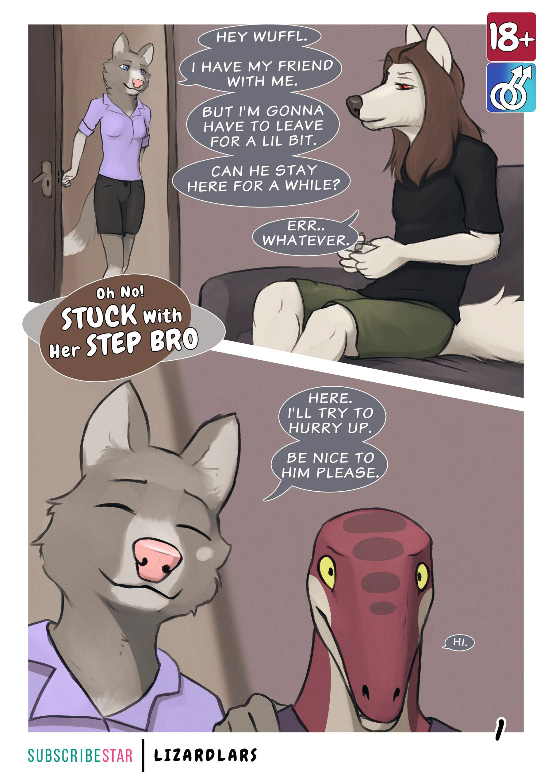 Oh No! Stuck with Her Step Bro cover