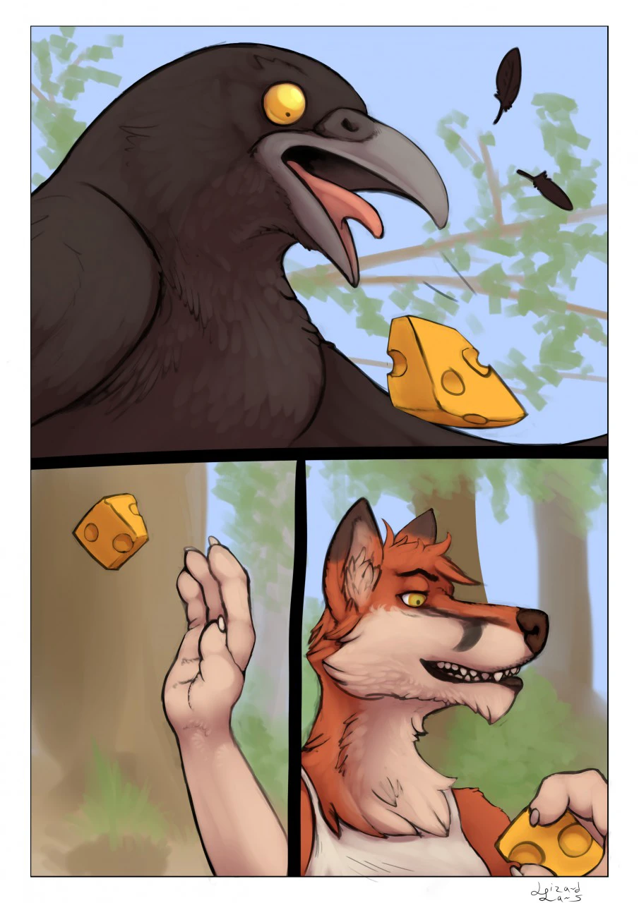 The Fox and the Crow — page 1
