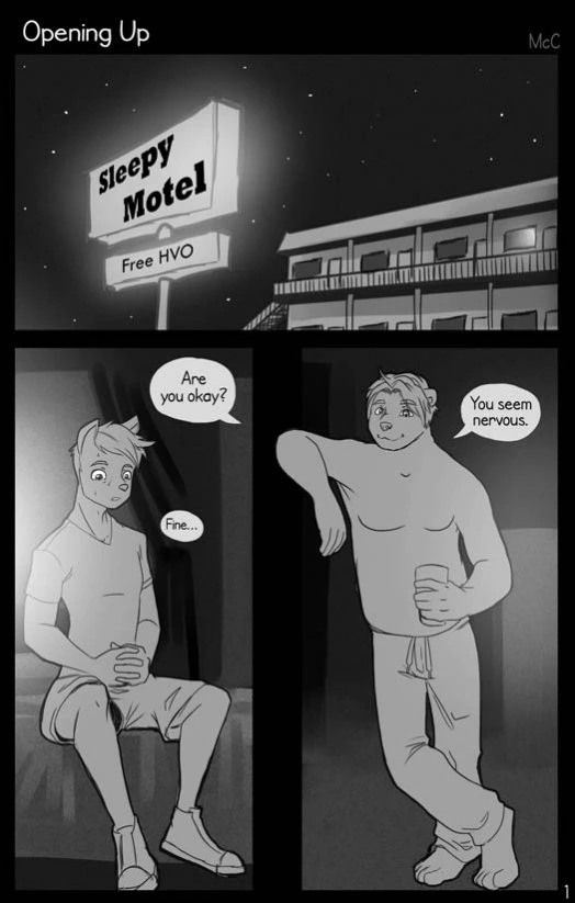 Opening Up — page 1