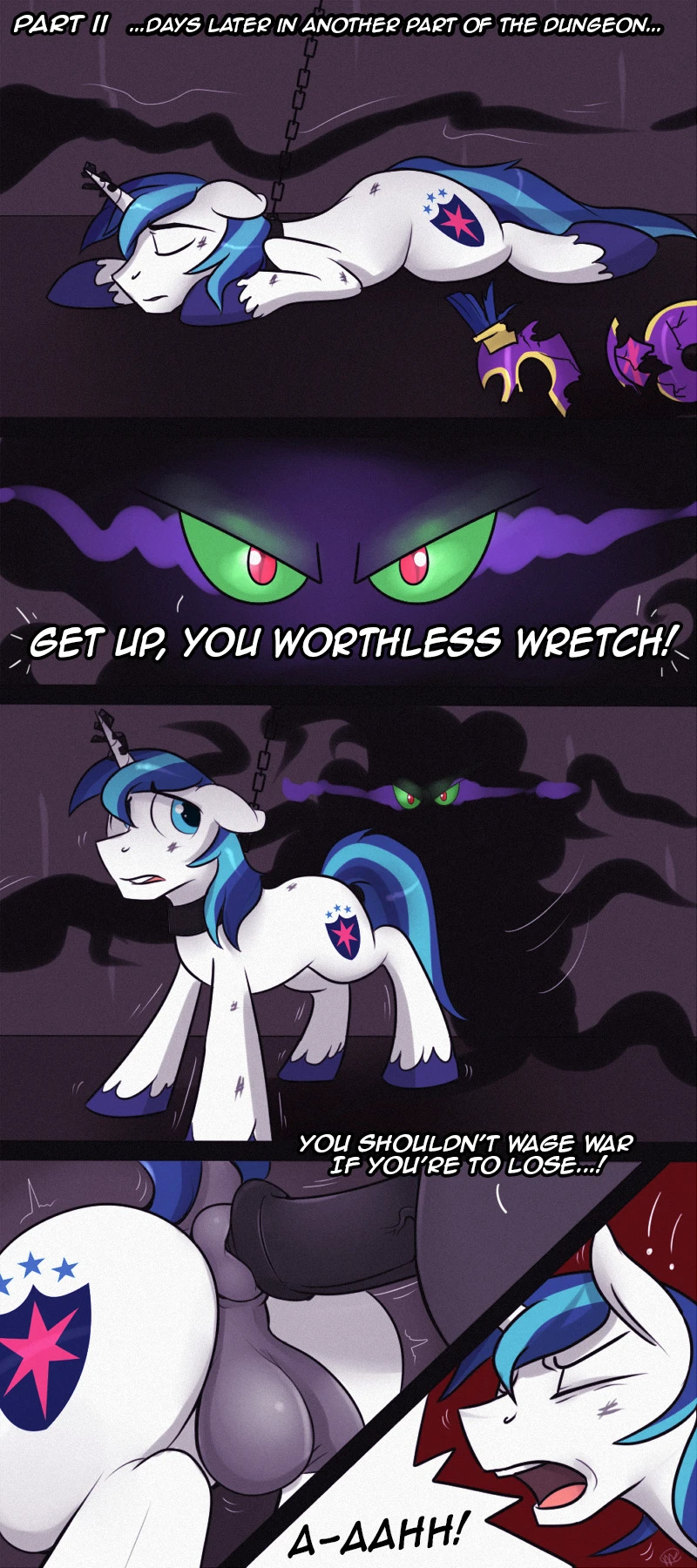Sombra Captures Shining Armor cover