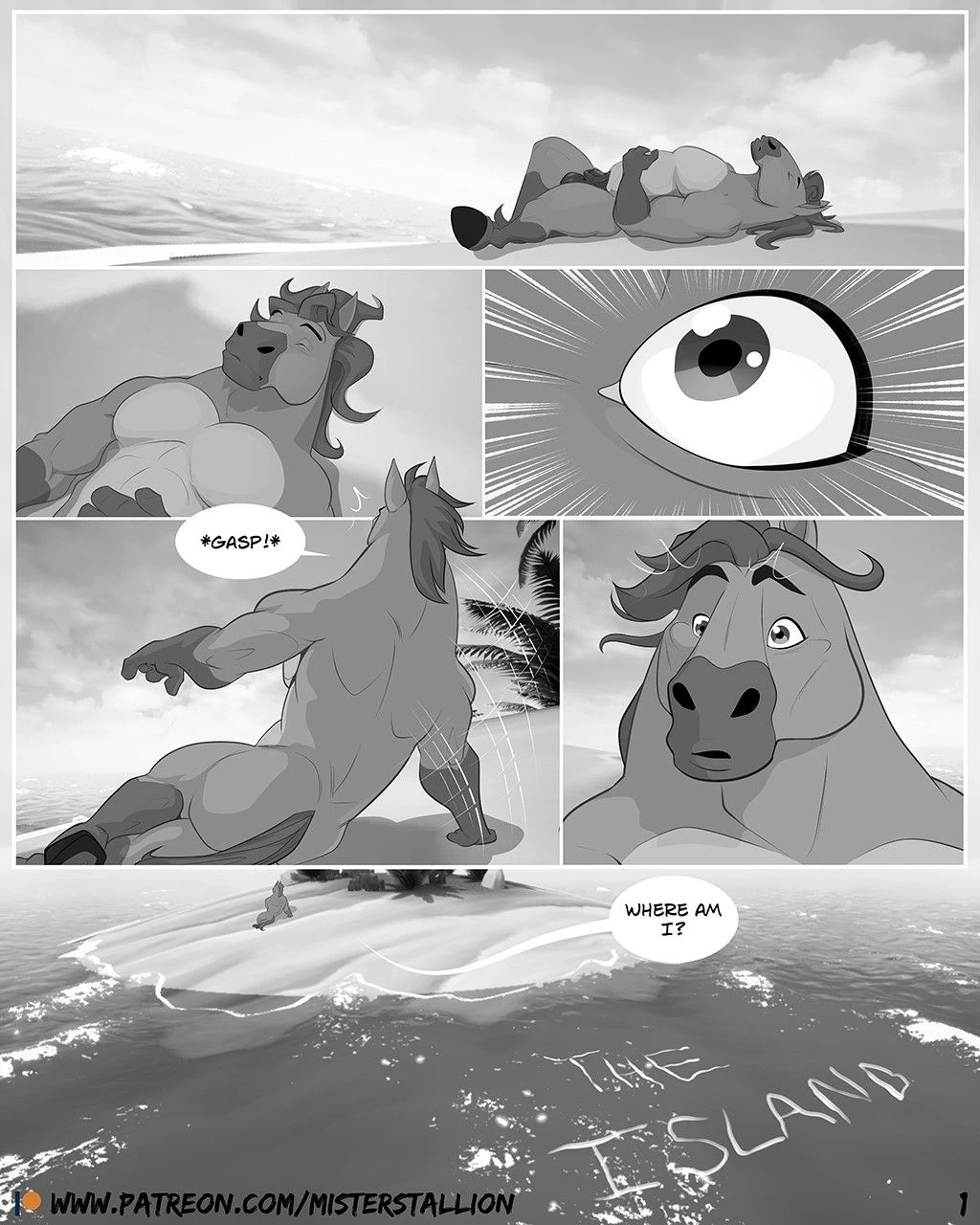 The Island — page 1