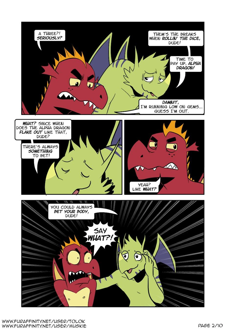 A Roll Of The Dice — page 1