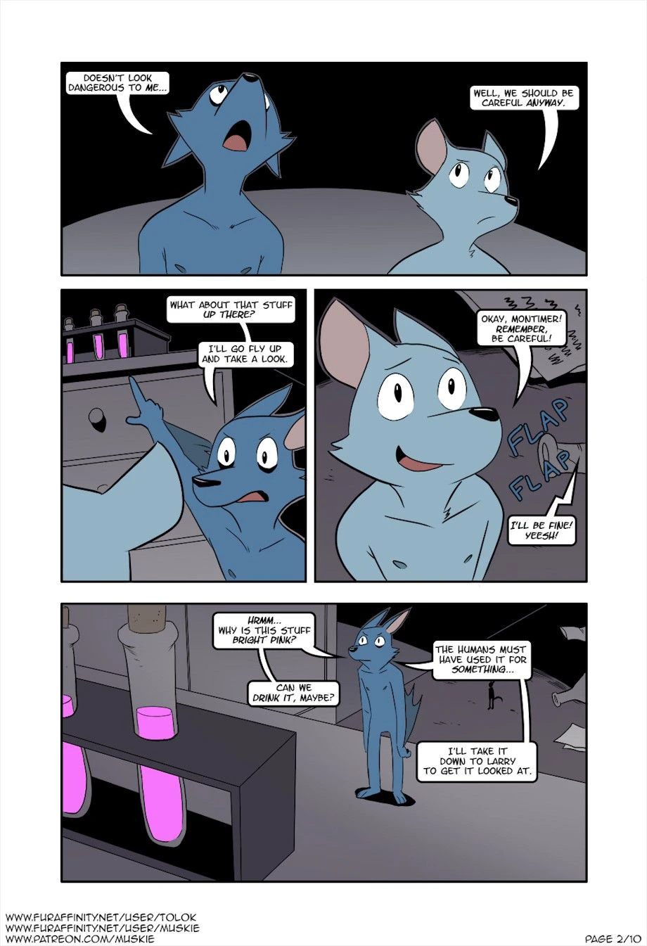 An Angel In The Sack — page 1
