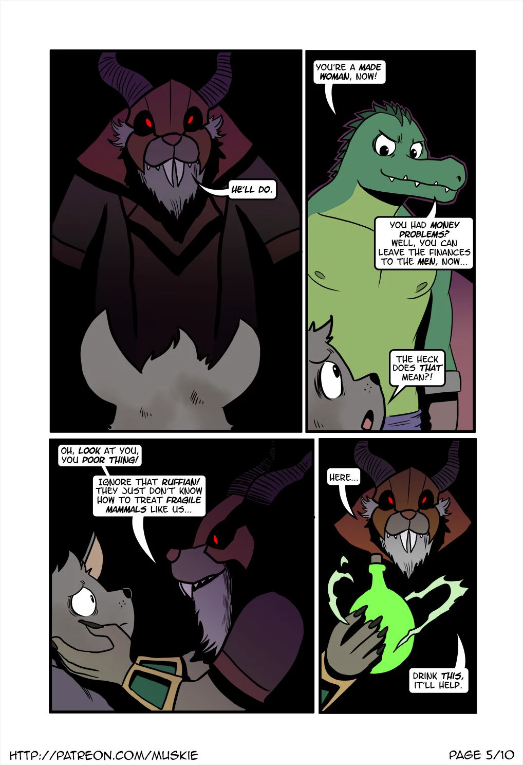 In The King's Clutches — page 4