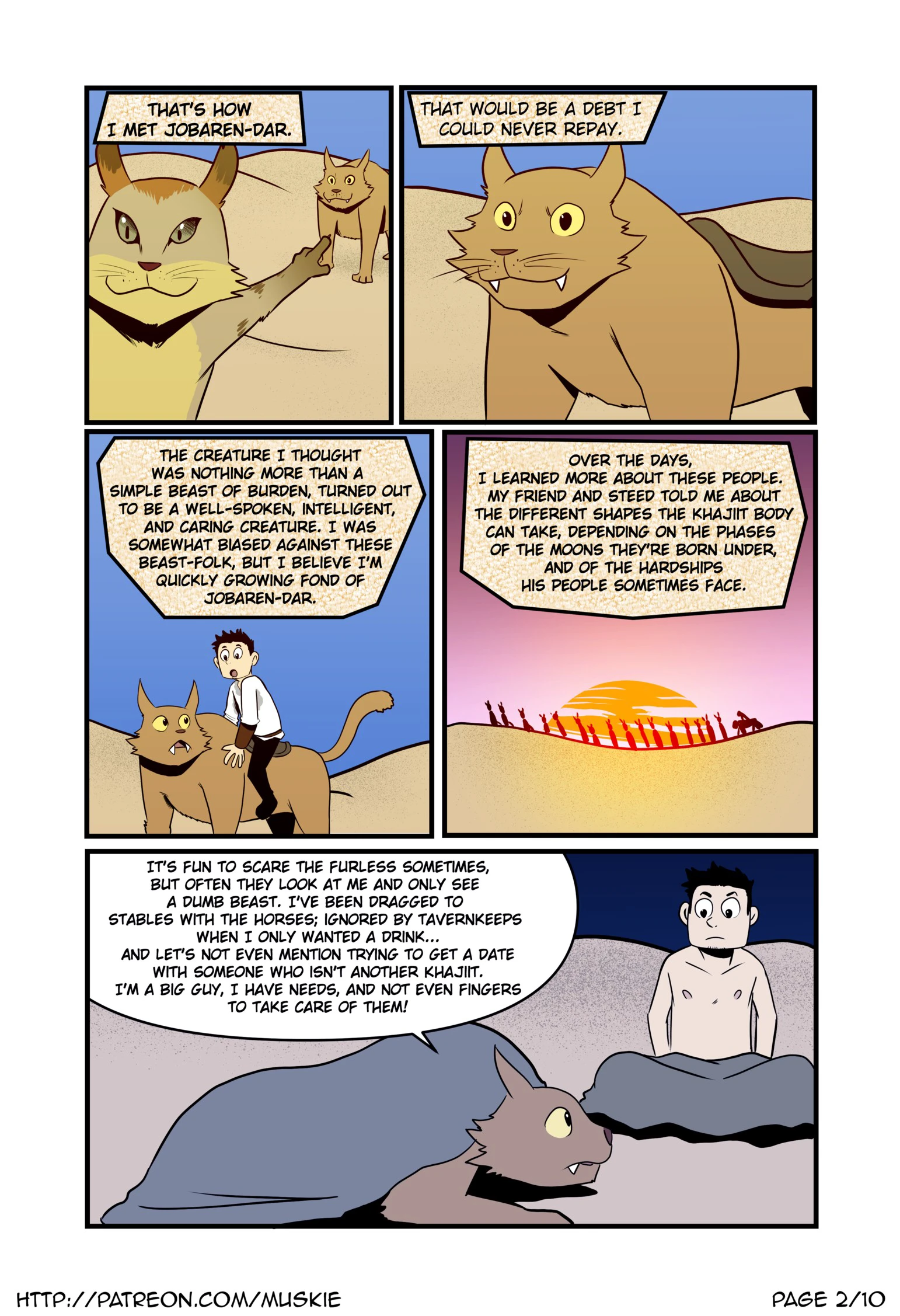 Warm Sands, Sharp Claws — page 1