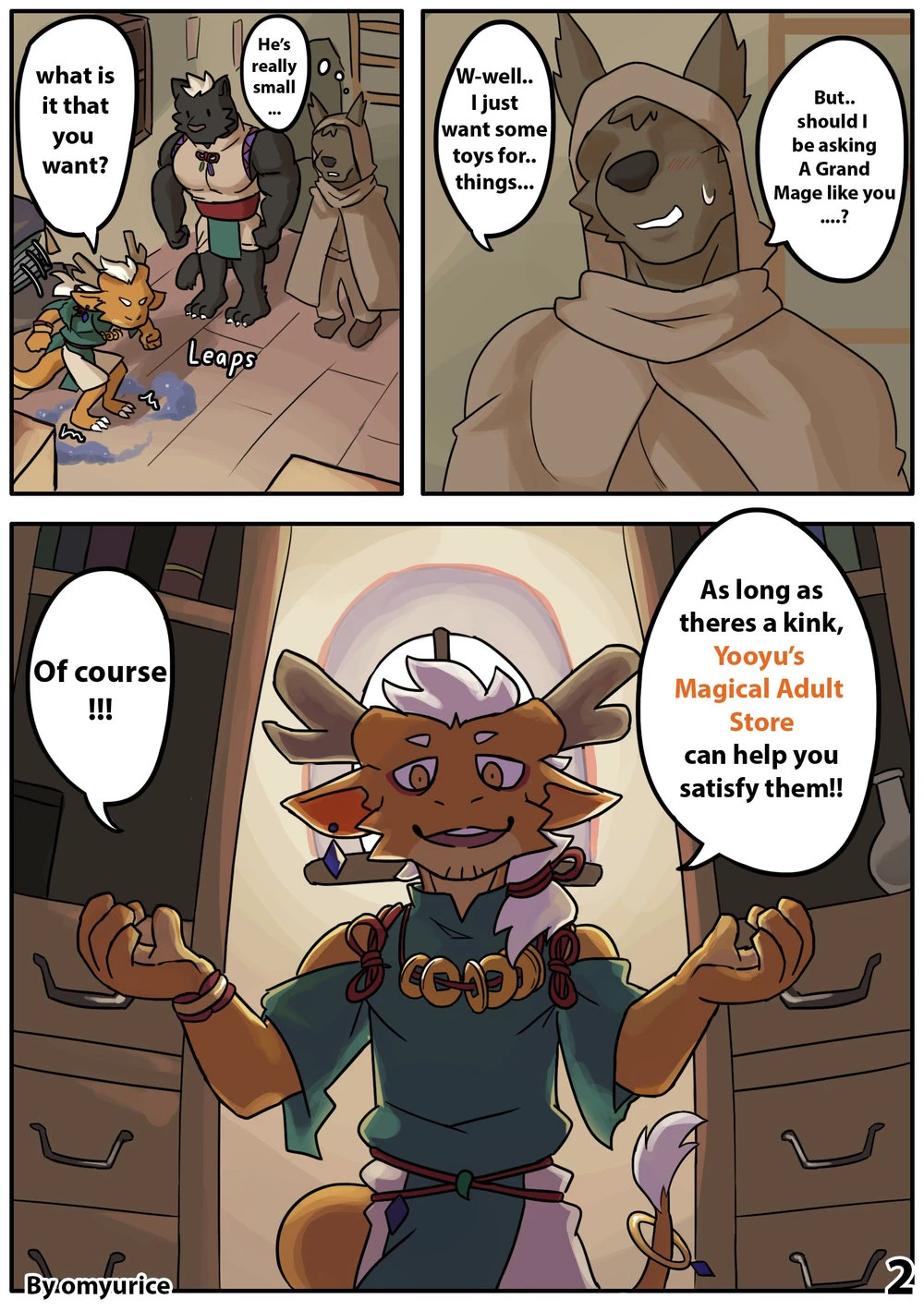 Yooyu's Magical Adult Store Ch. 1 — page 1