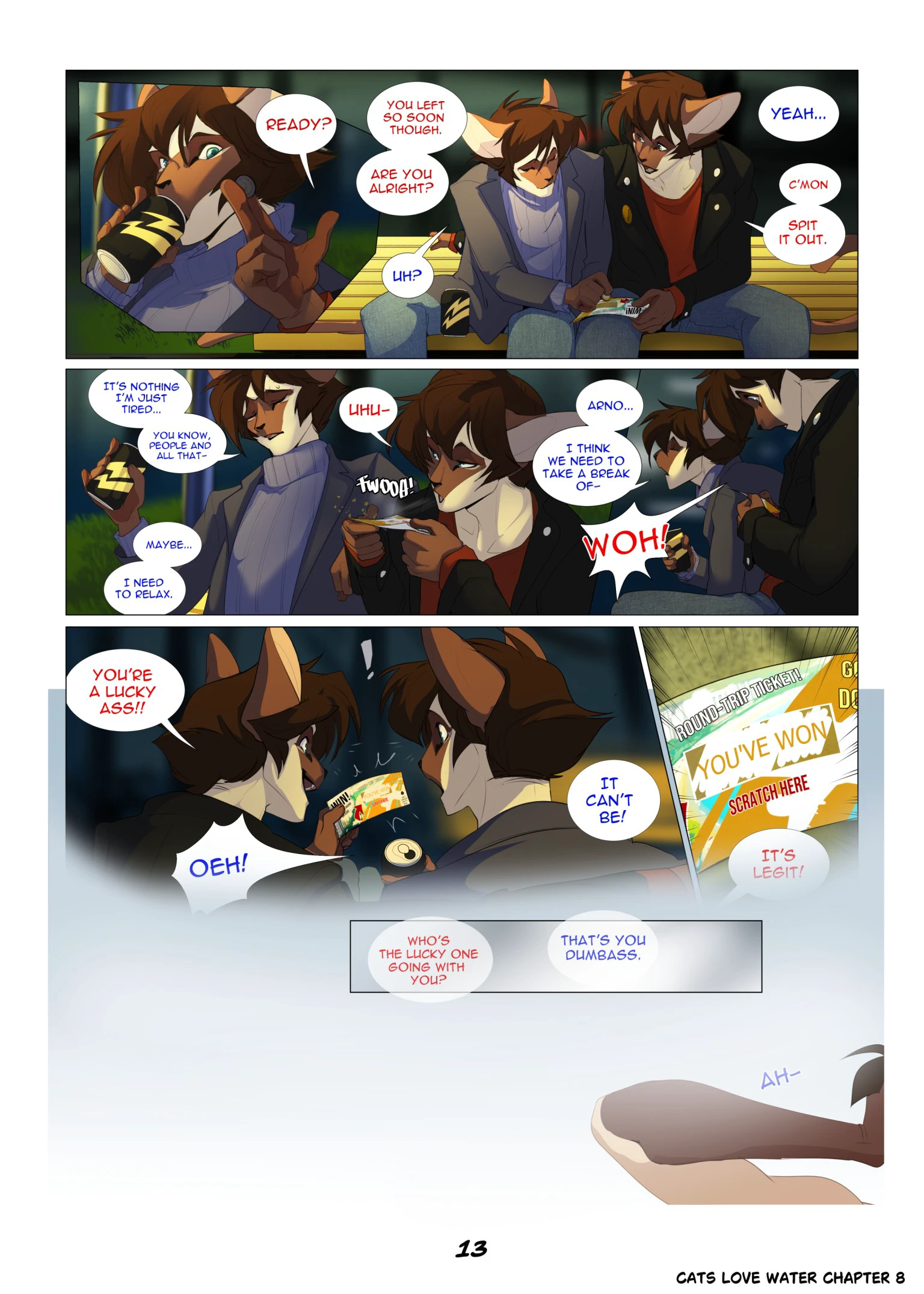 Cats Love Water 8 — page 13