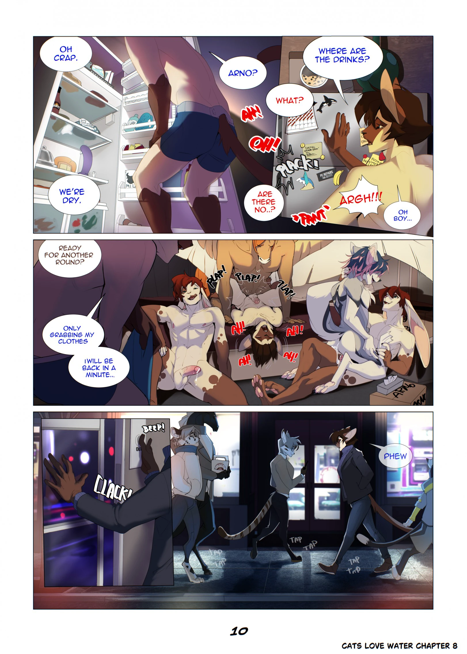 Cats Love Water 8 — page 10