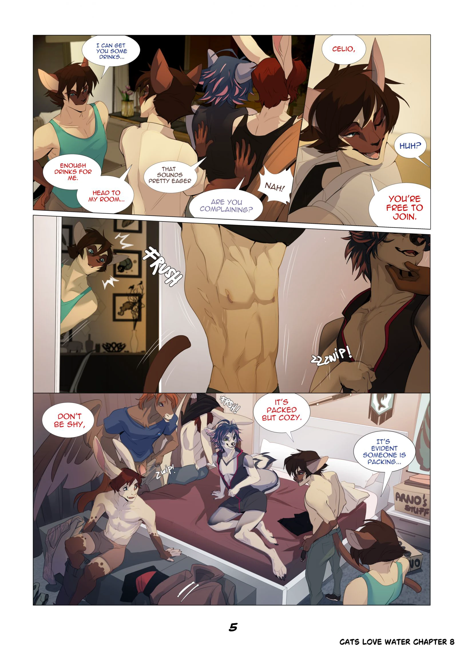 Cats Love Water 8 — page 5